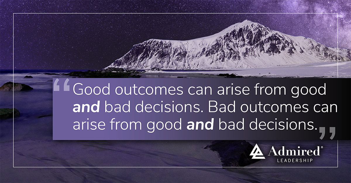 Don’t Get Fooled By Resulting