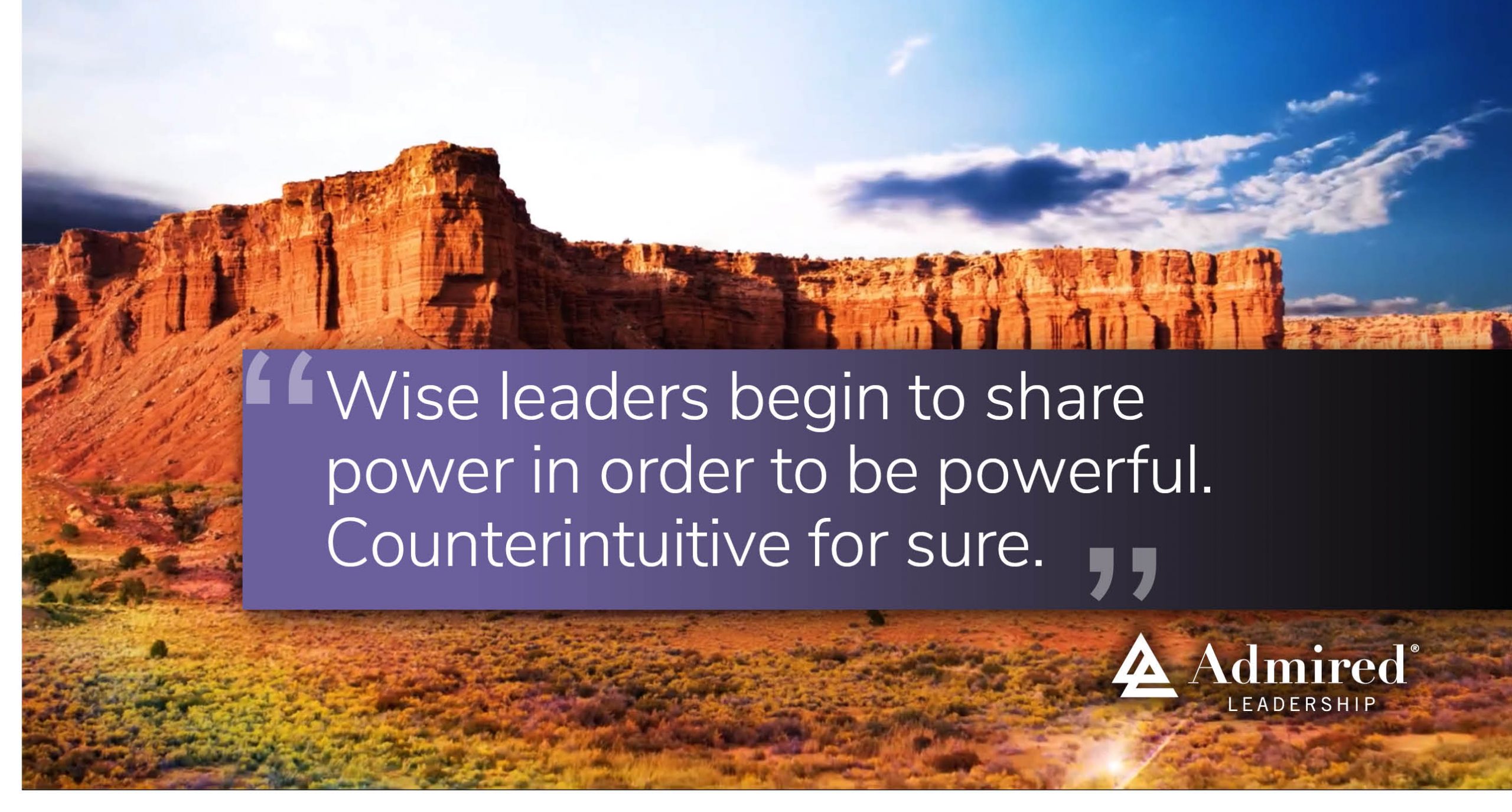 Share Power to Gain Influence