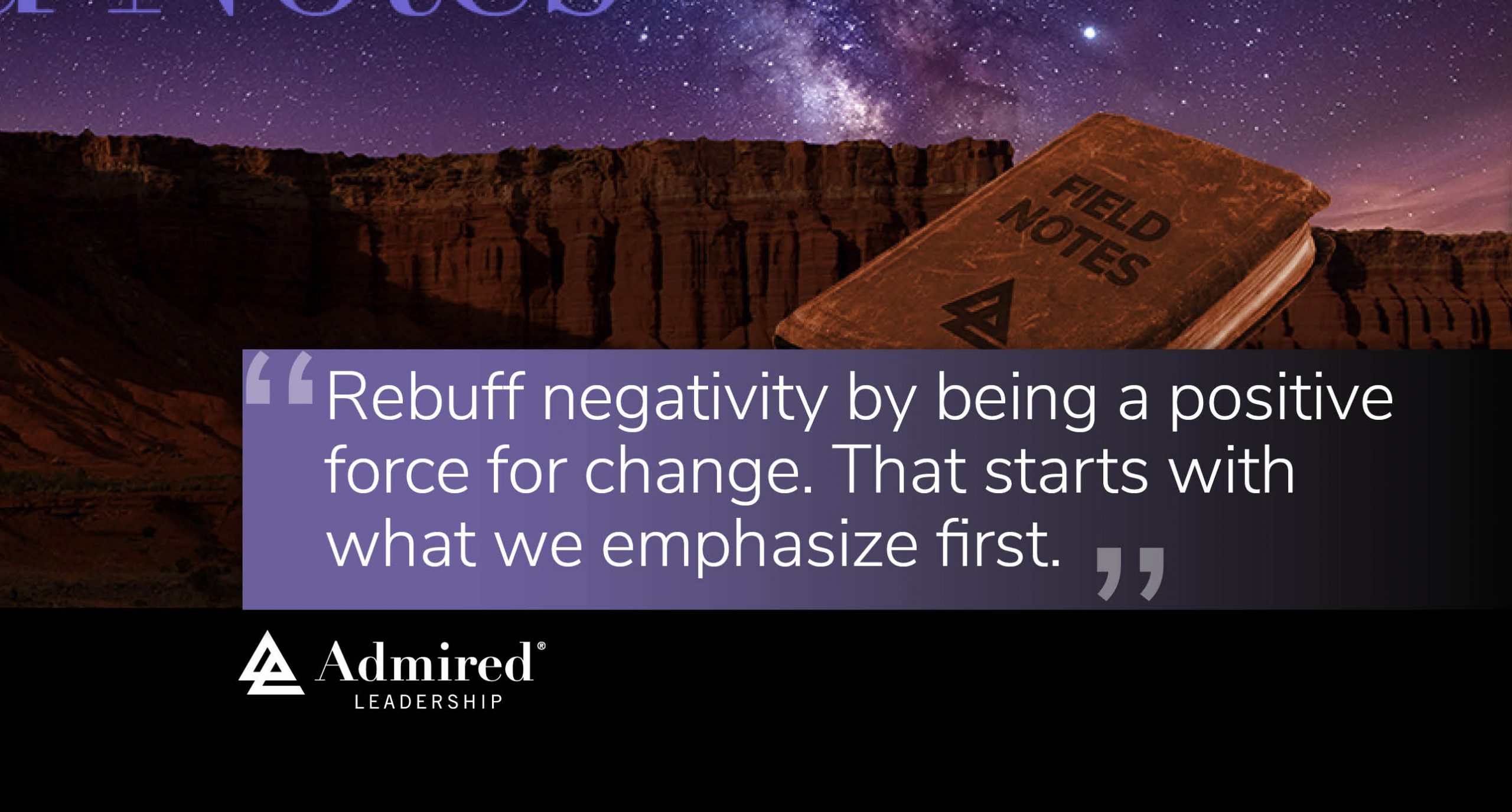 Fend Off the Negativity Effect