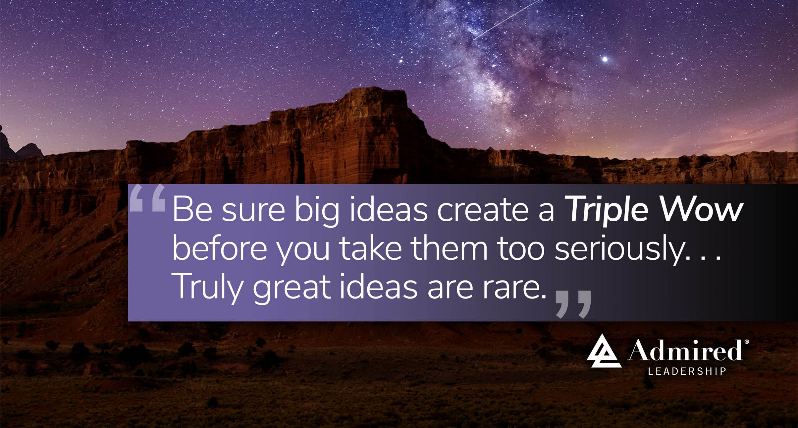 The Power of the Triple Wow