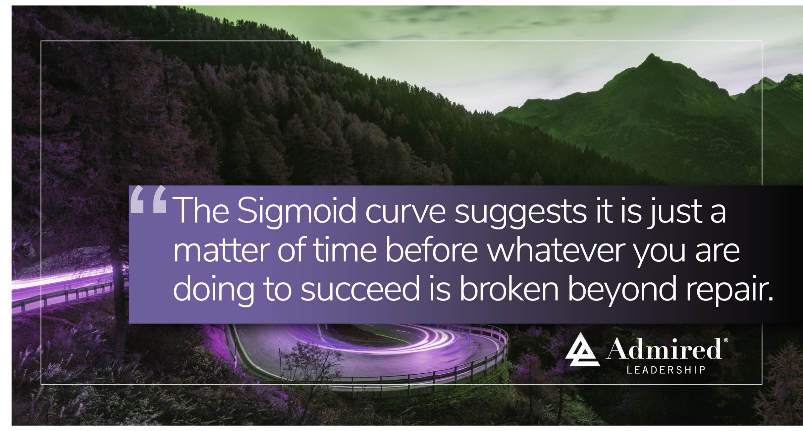 Don’t Get Stuck in the Curve