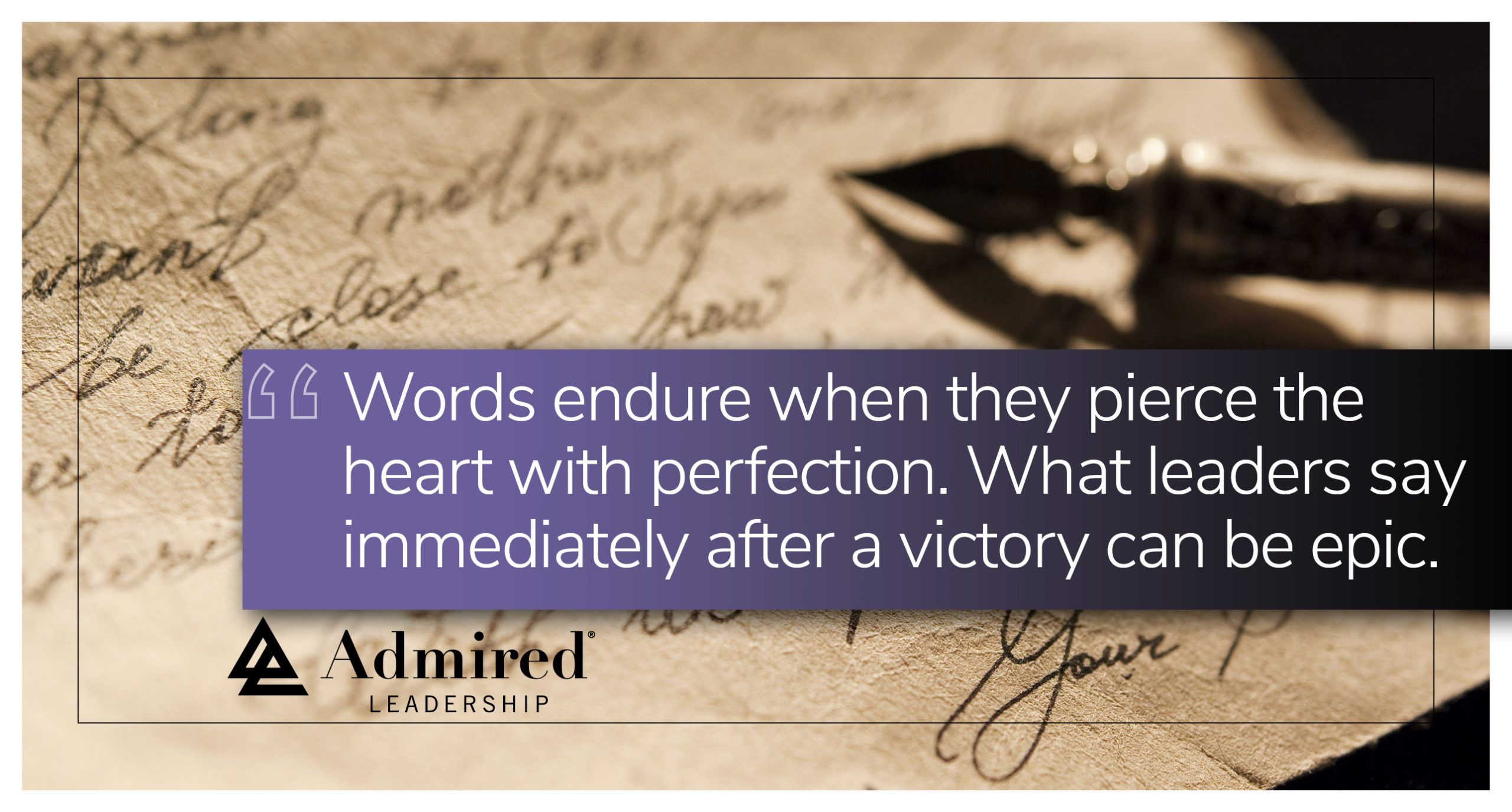 Are You Ready for Victory?