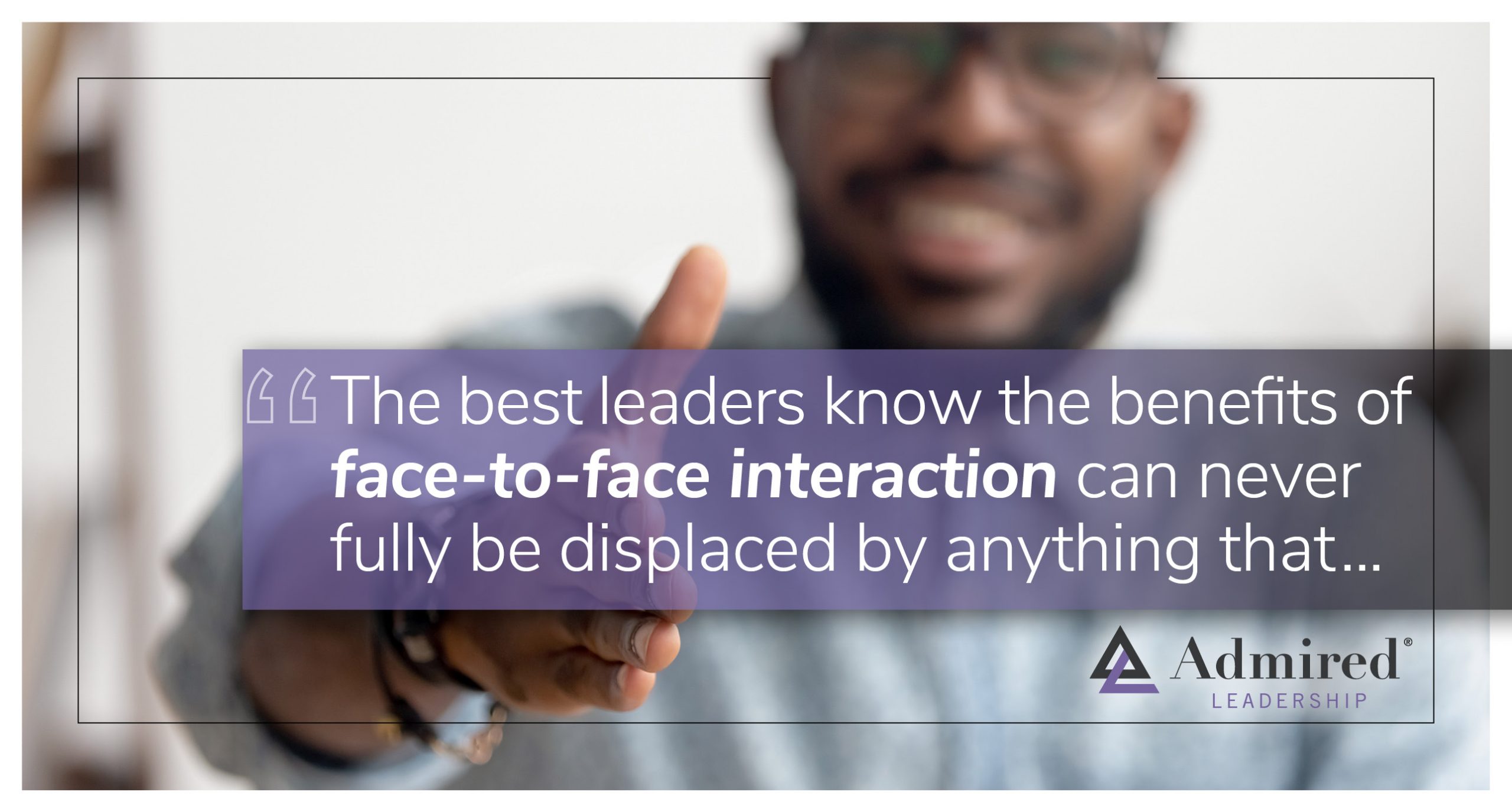 Great to Finally Meet You!