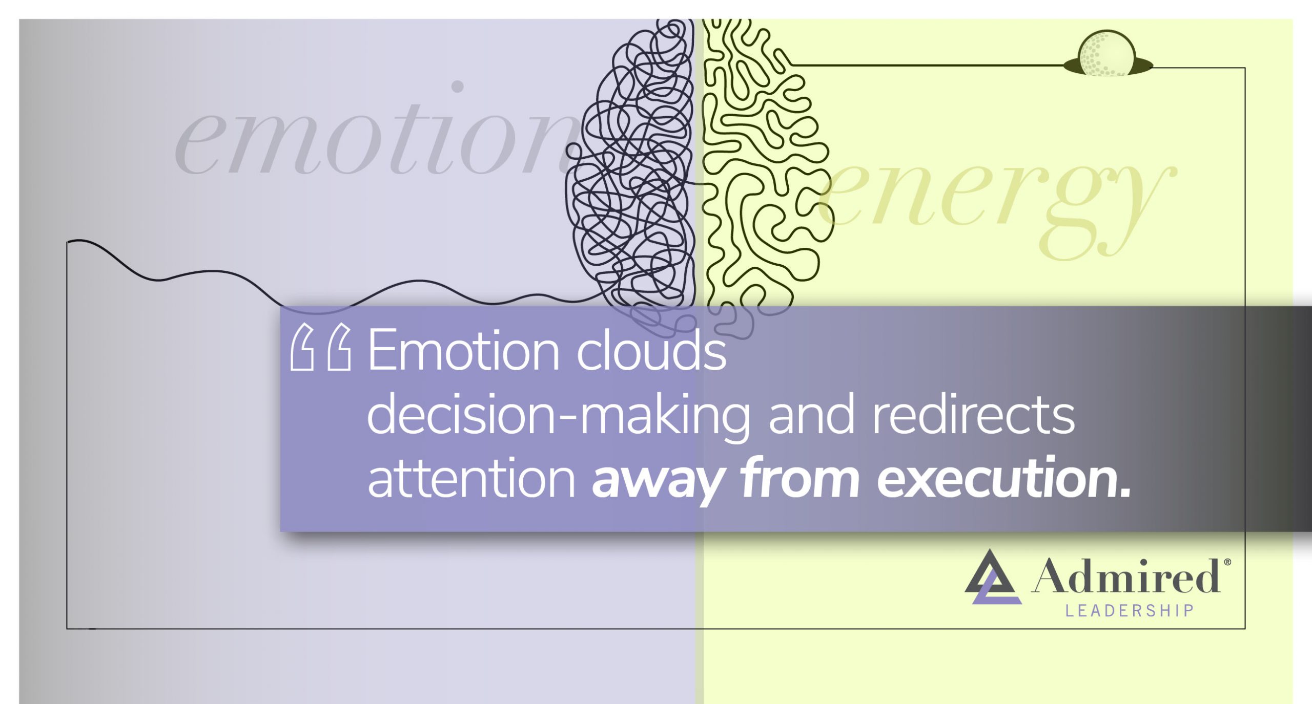 Play With Energy Not Emotion