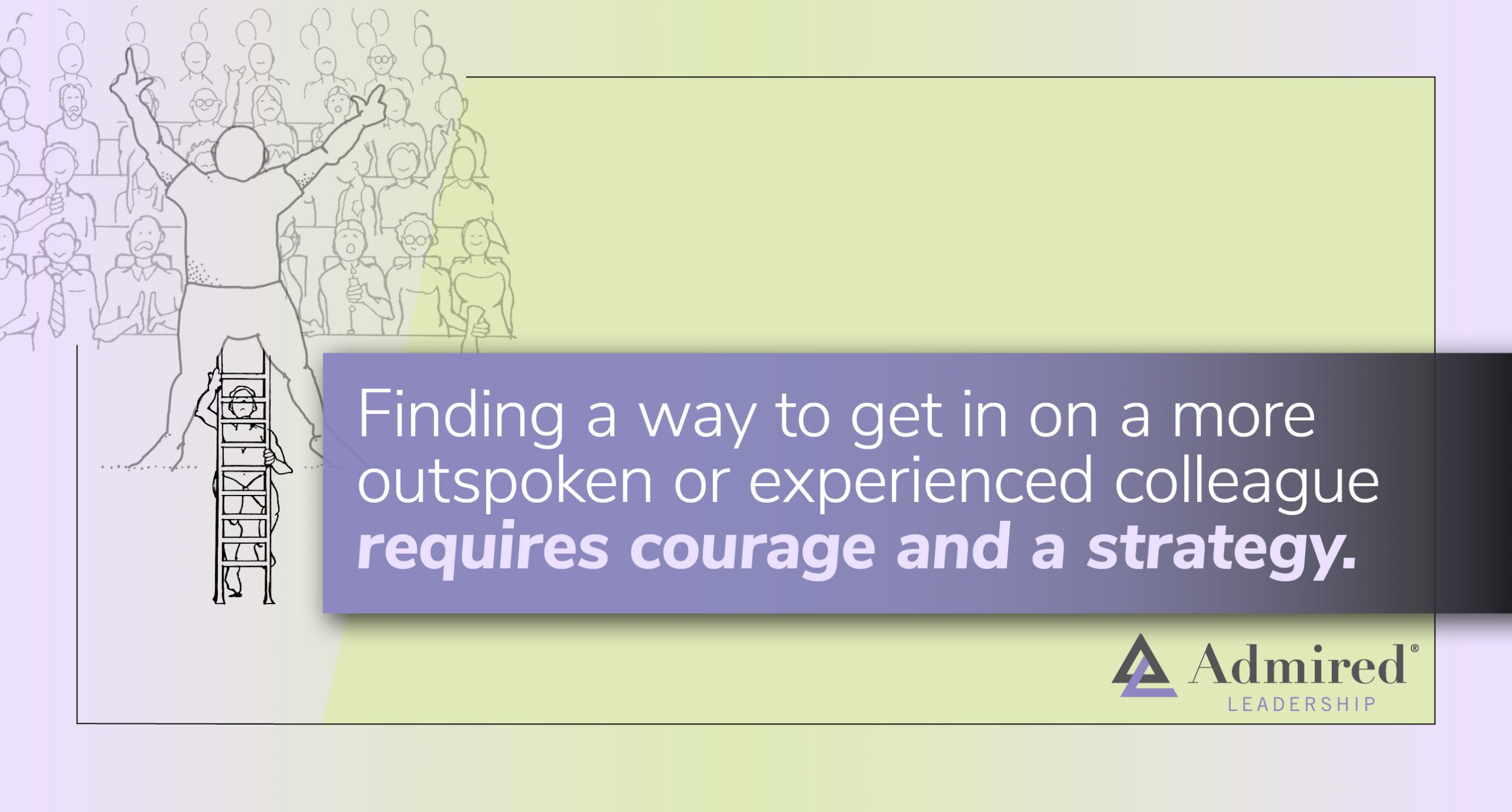 Getting a Word In When Senior Colleagues Present