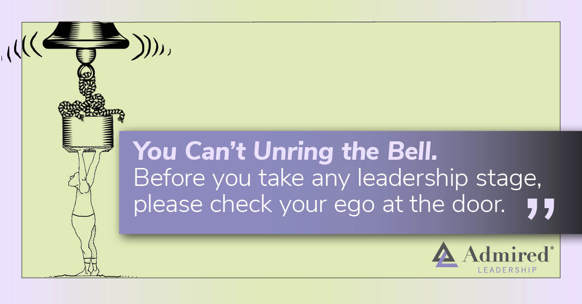 You Can’t Unring the Bell
