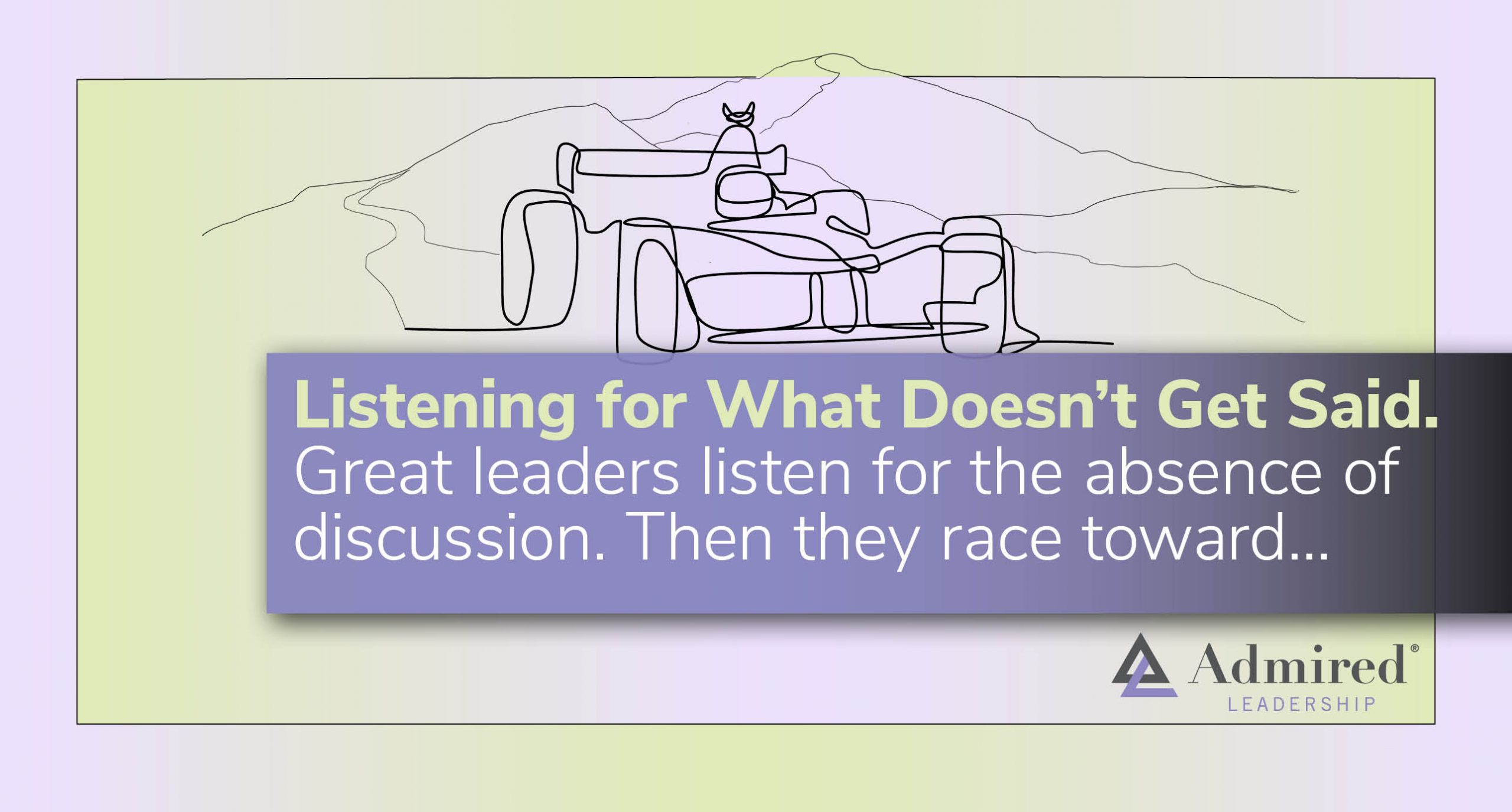 Listening for What Doesn’t Get Said