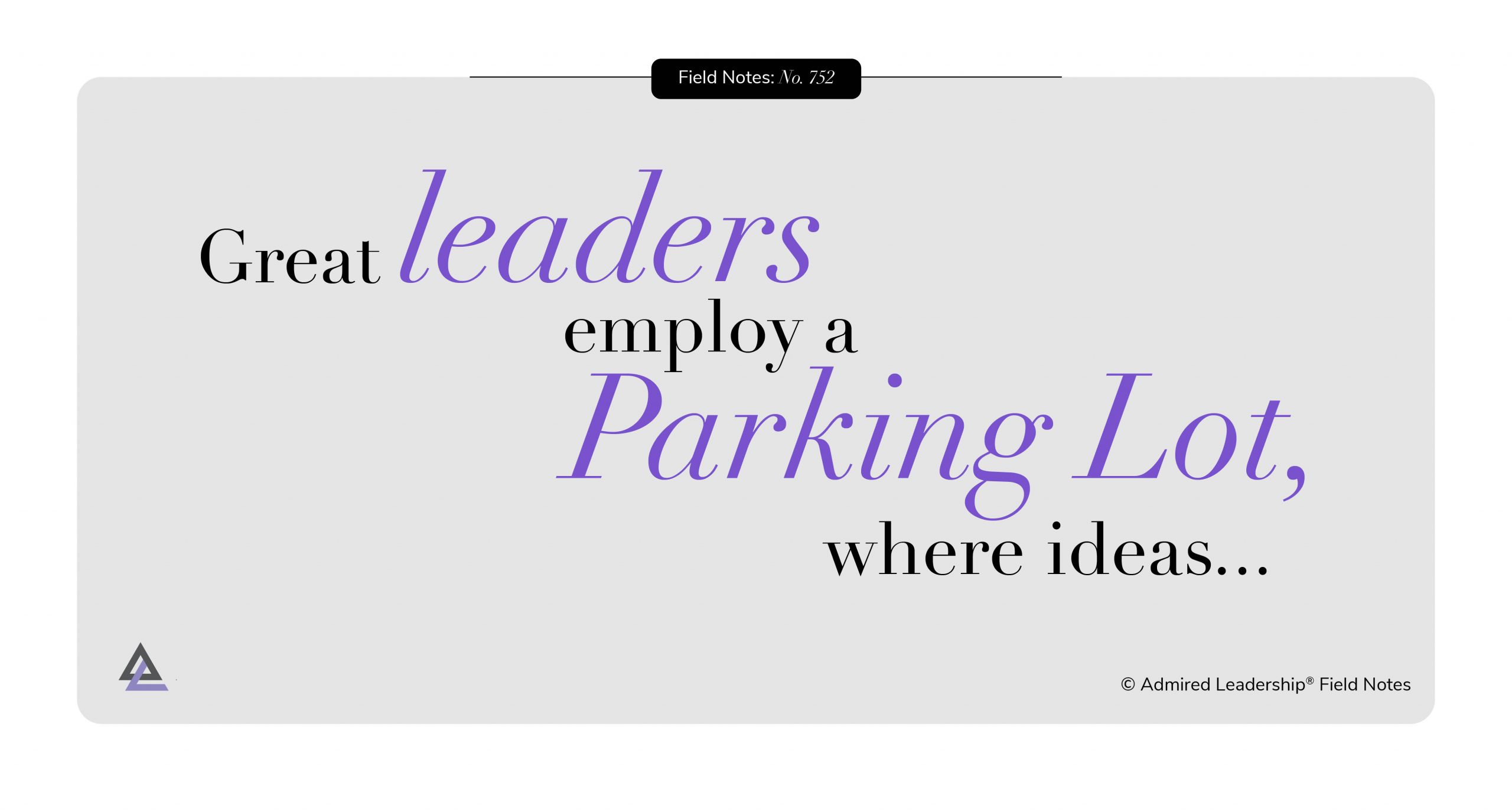 Learn to Park Ideas for Later