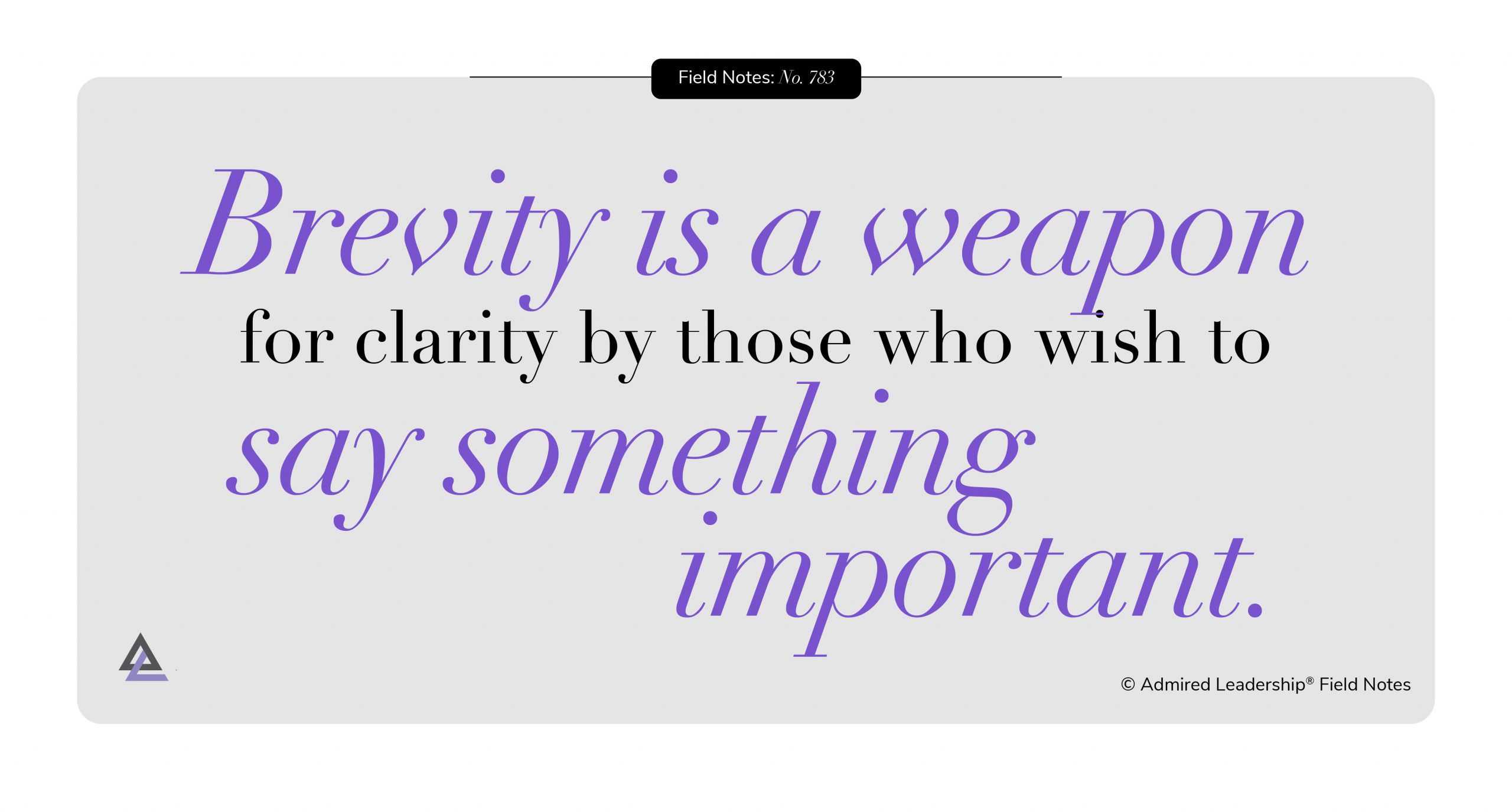 Short and Sweet Tastes Better