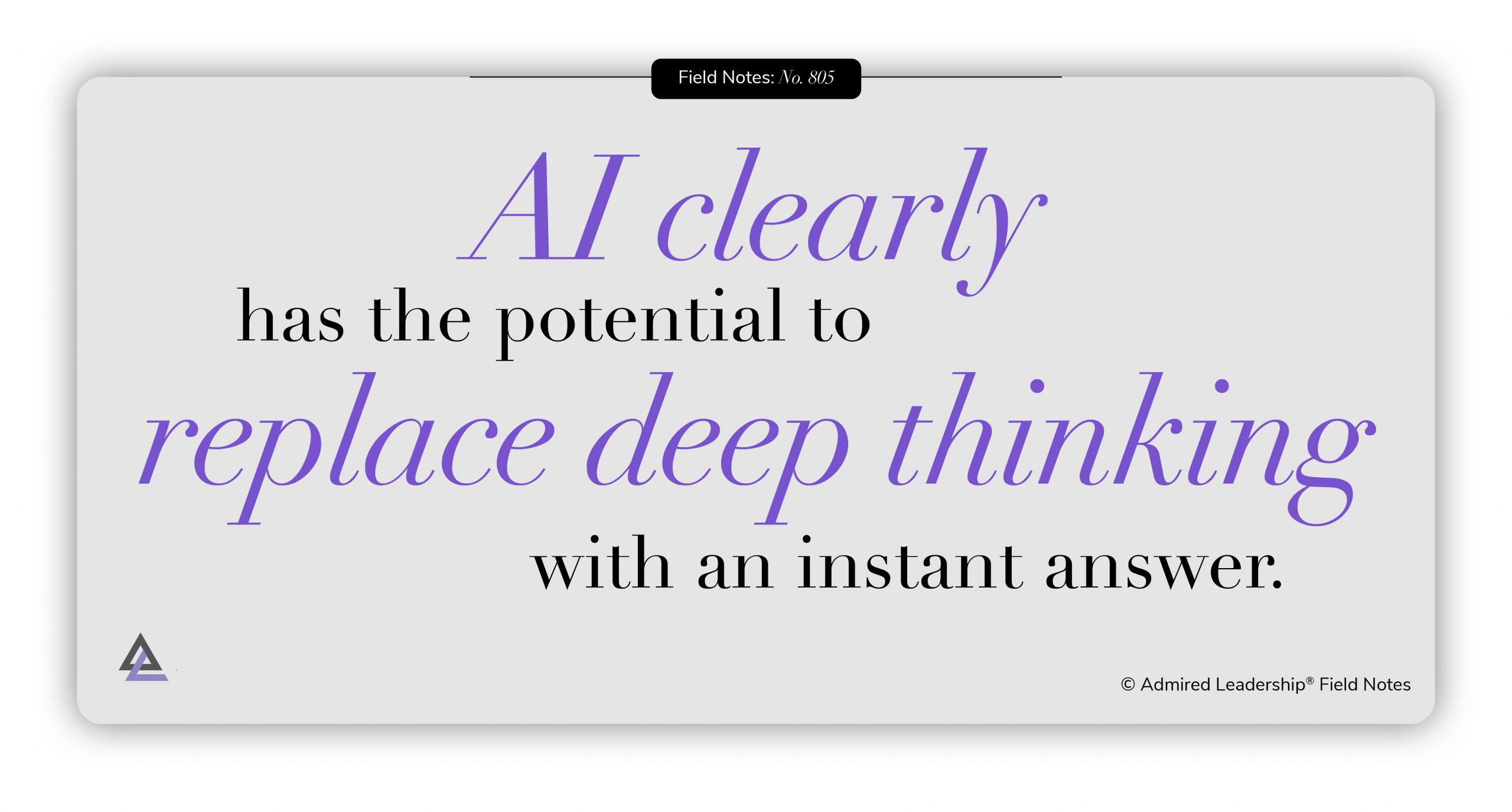 Will Artificial Intelligence Make Us Lazy Thinkers?