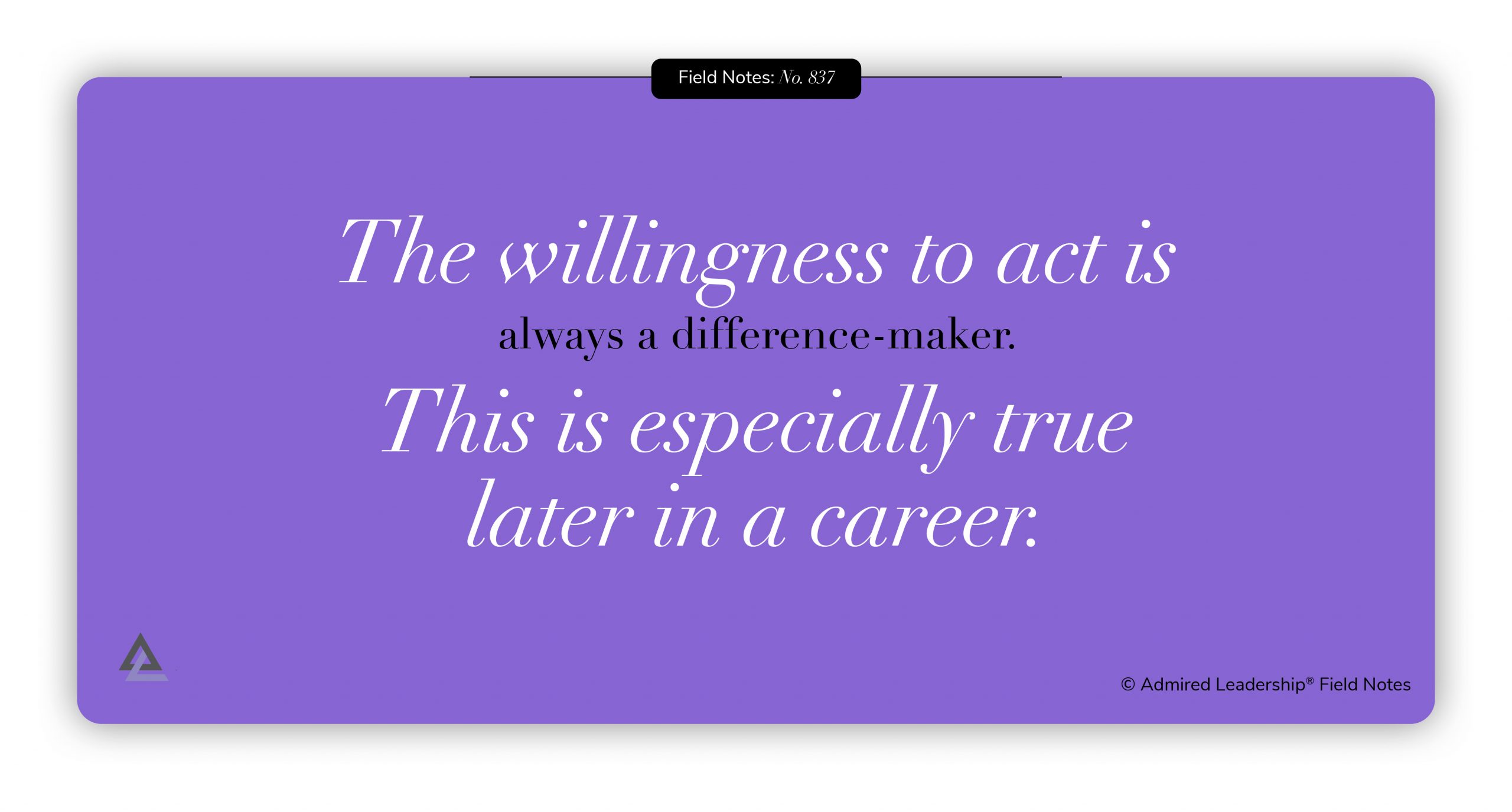 The Challenge for Aging Leaders and Thinkers