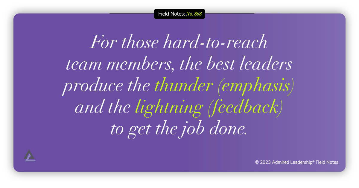 Some People Only Respond to Thunder