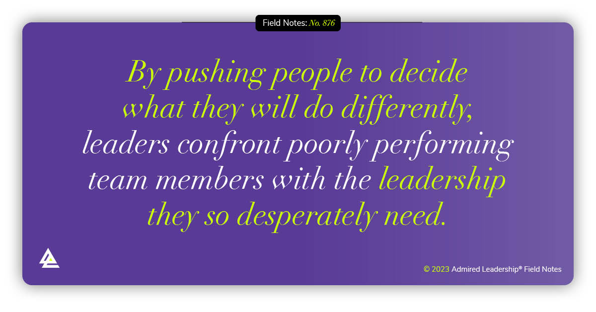 Leading Those Who Rationalize Poor Performance