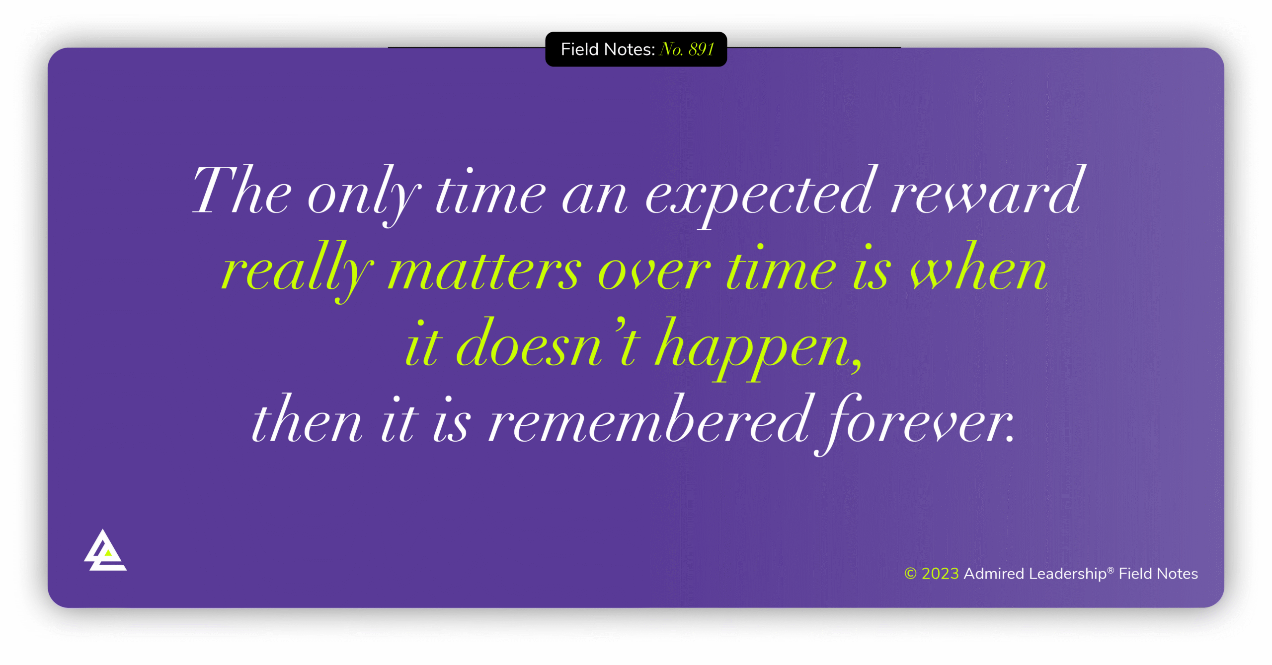 The Hidden Jeopardy of Expected Rewards