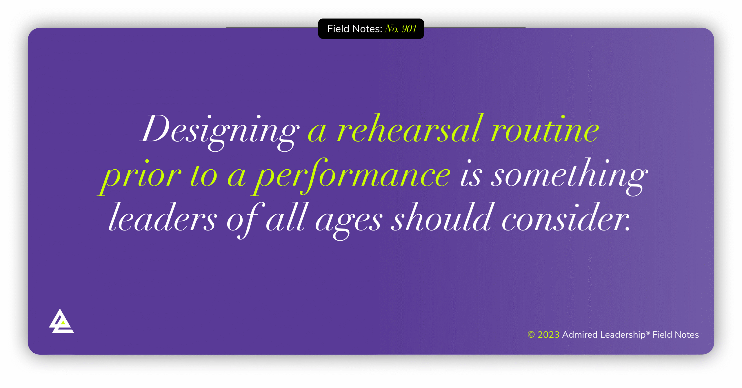 Lubricating the Mind and Body Before Performance