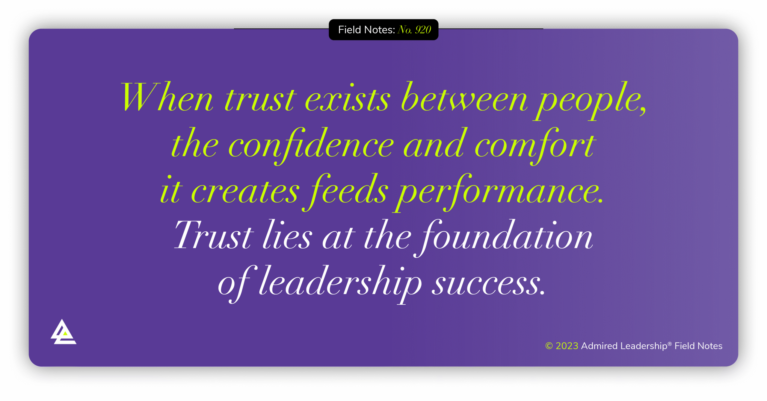 The Question That Defines Trust for Leaders