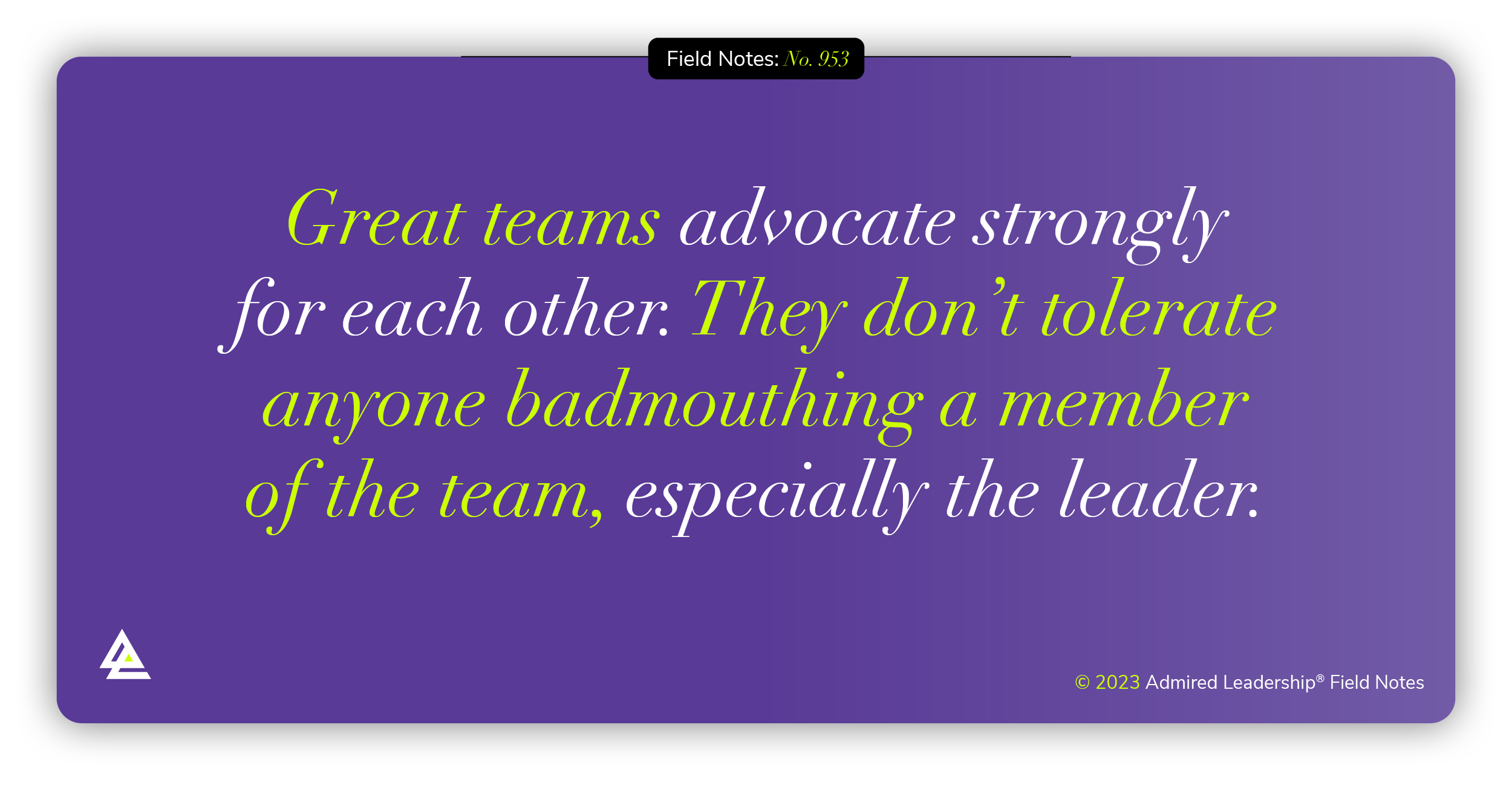 True Advocates Don’t Let Others Bad Mouth You