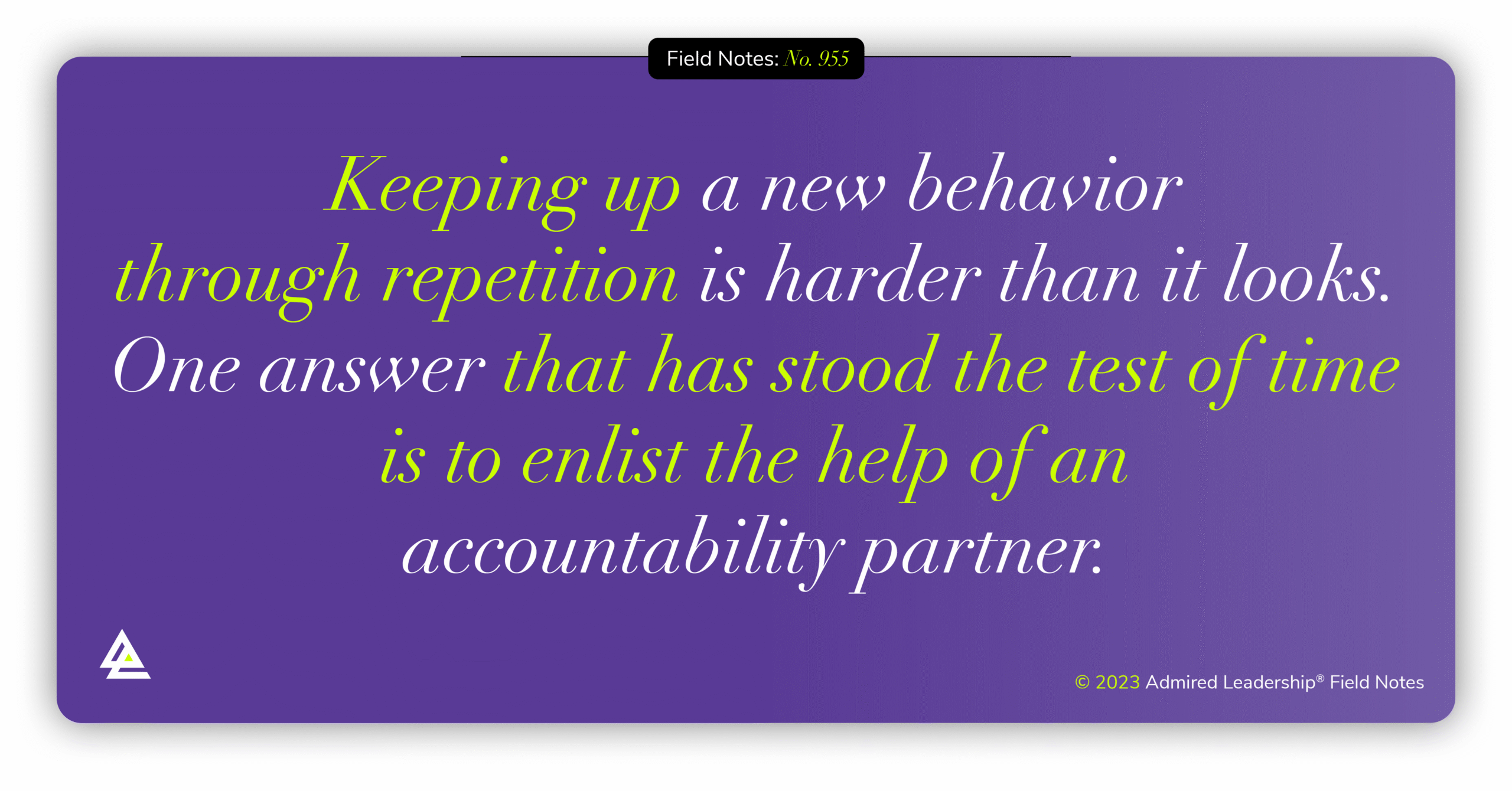 Holding Yourself Accountable Is Easier With a Buddy