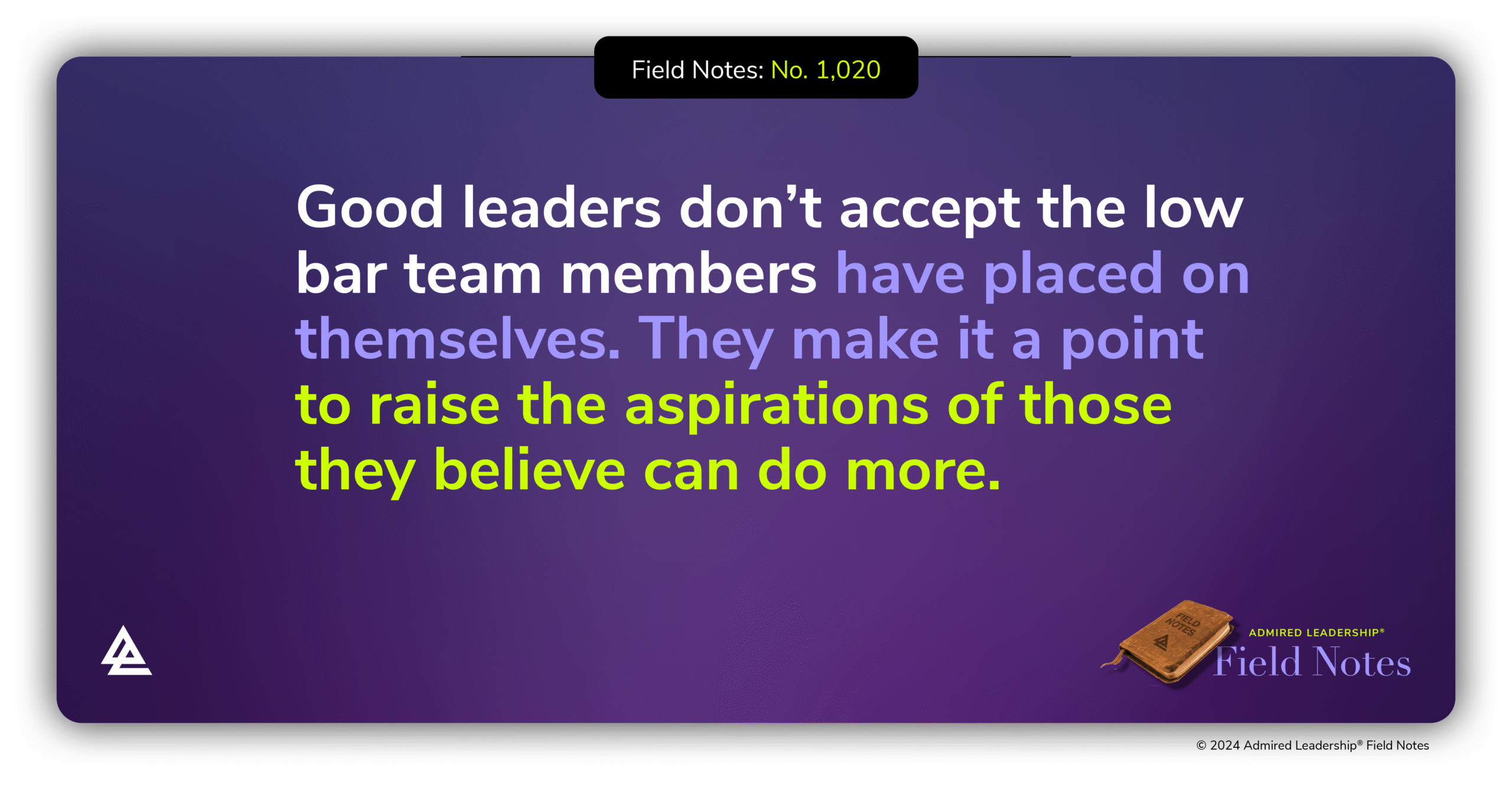 Raising the Aspirations of Those Who Are Better Than They Think