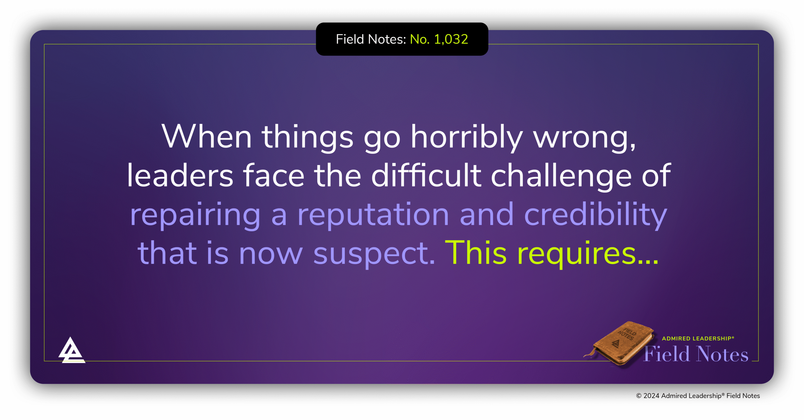 At Some Point, You Have to Stop Repeating the Bad News