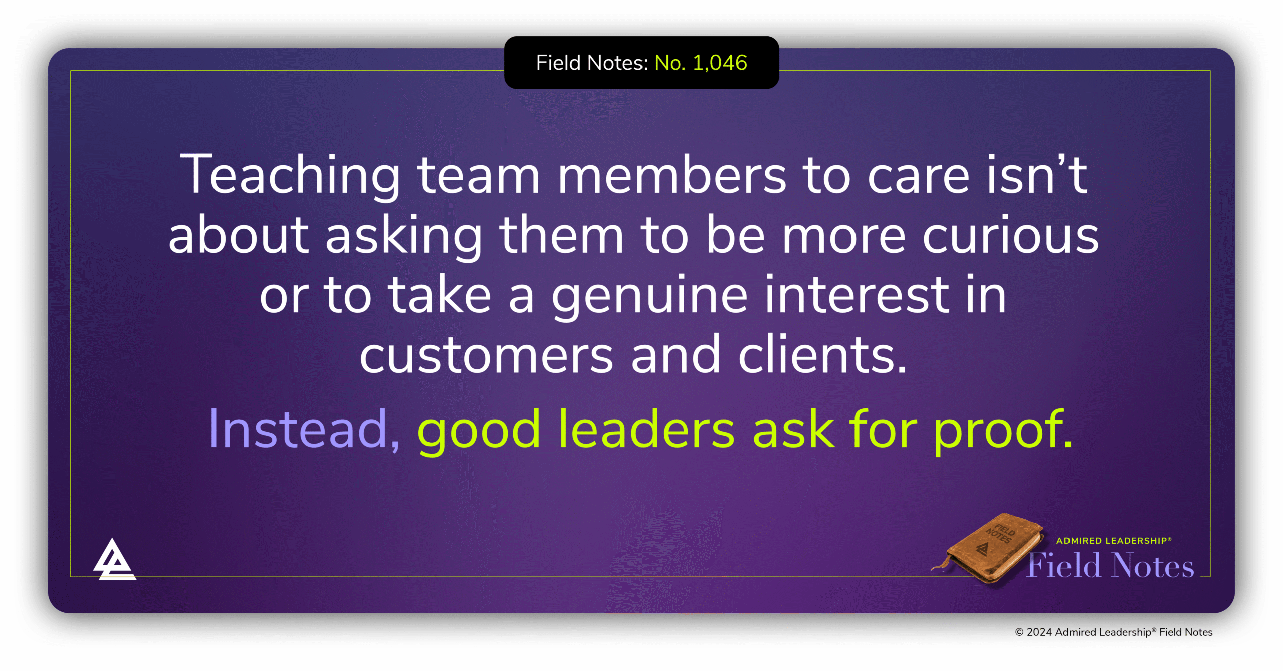 Teaching Team Members to Care About Customers and Clients
