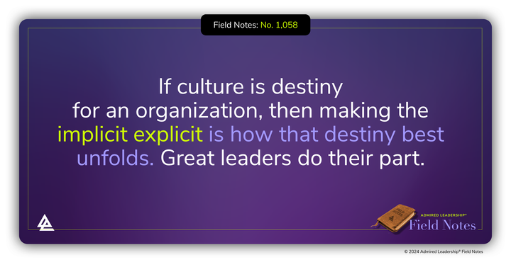 Good Leaders Make the Implicit Explicit