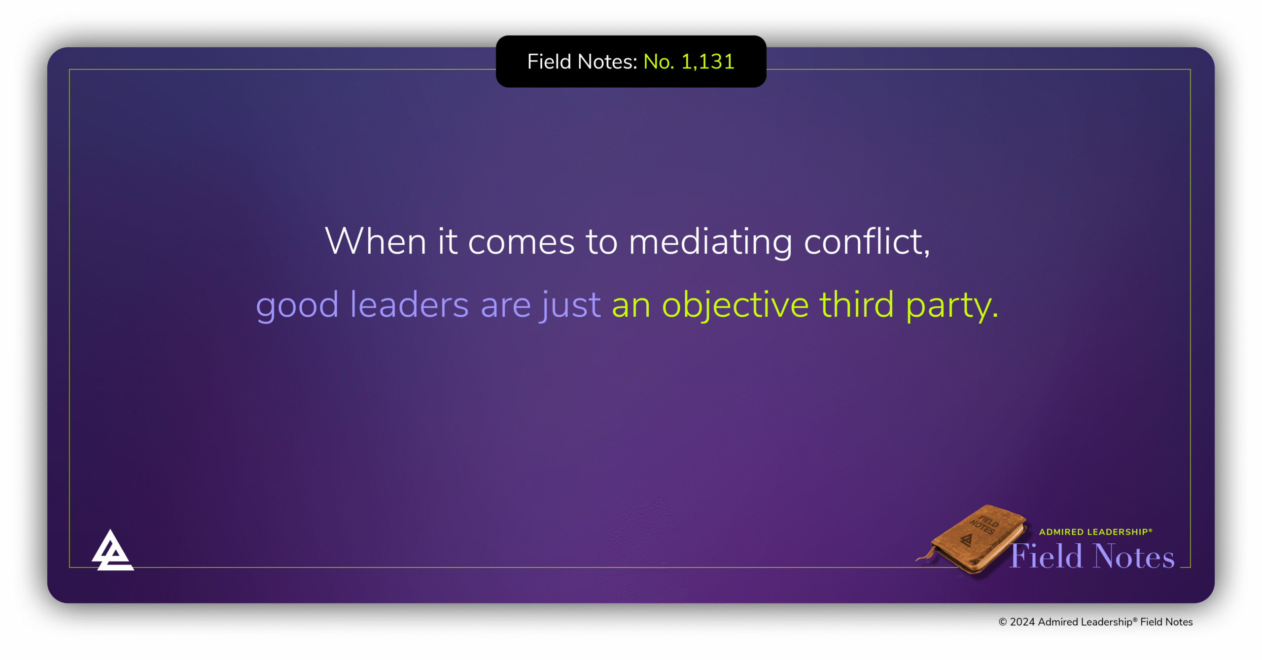 Leaders as Mediators When Team Members Are in Conflict