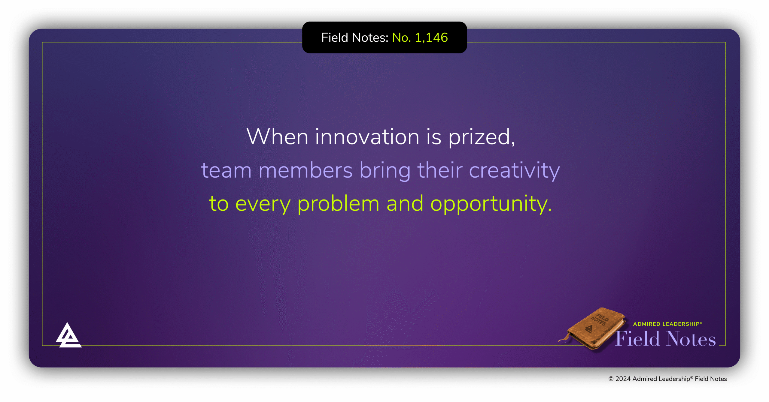 Creating a Competition for Innovation