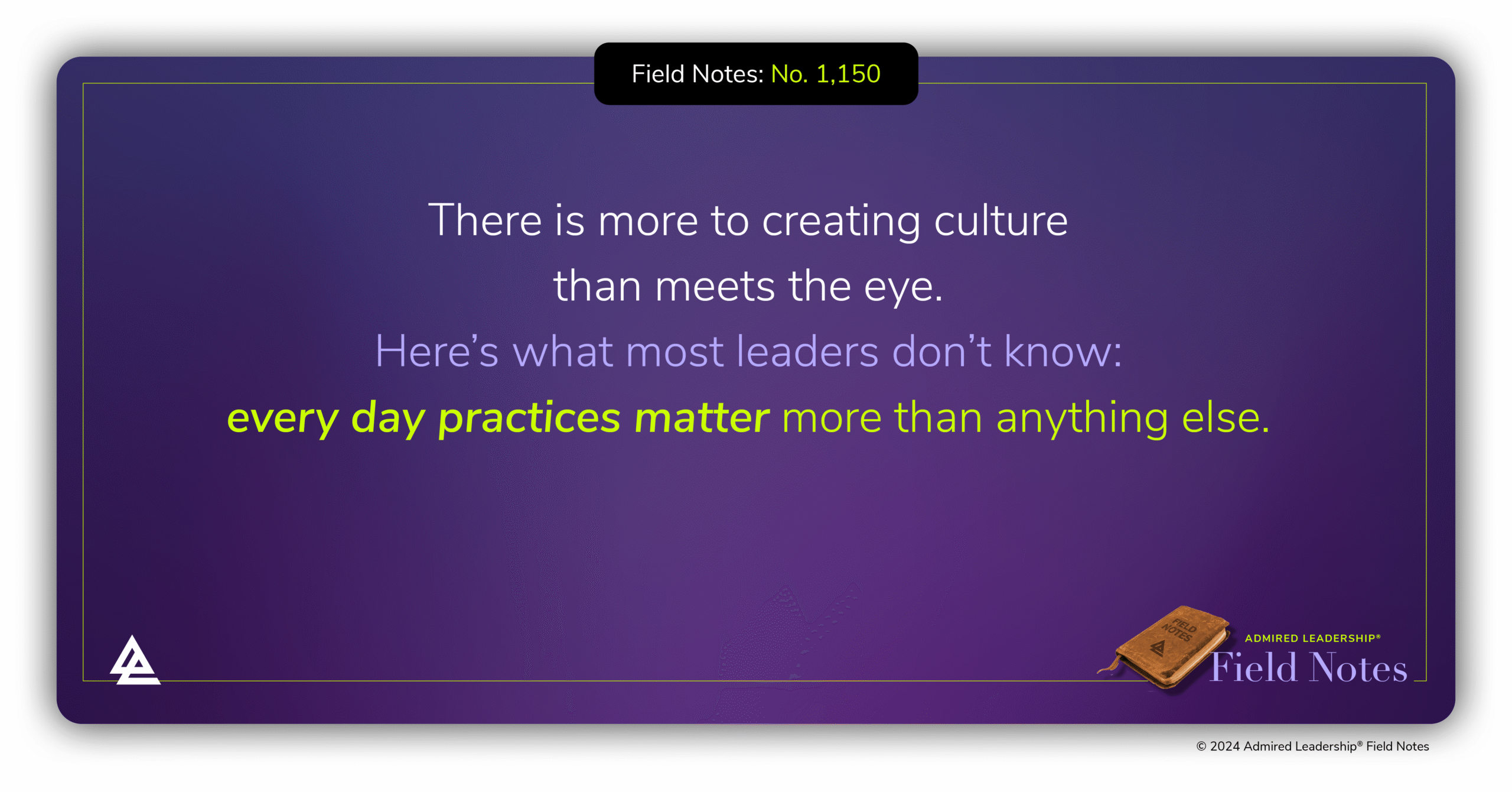 The Smallest Details Carry a Company’s Culture