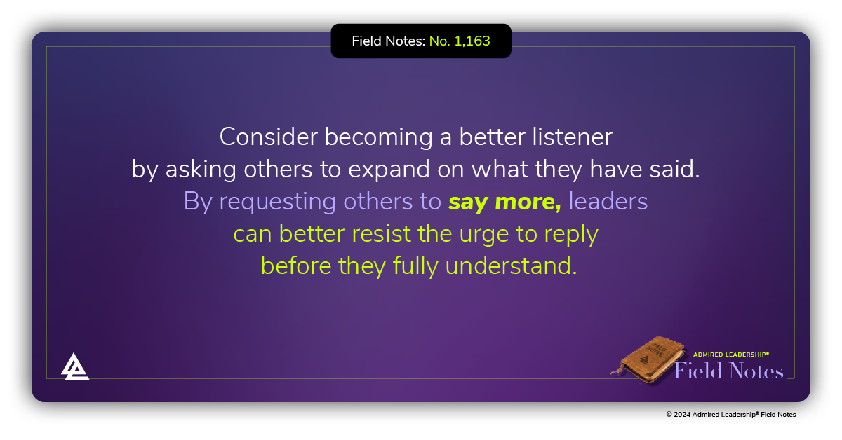 Become a Better Listener and Gain Clarity With ‘Say More’