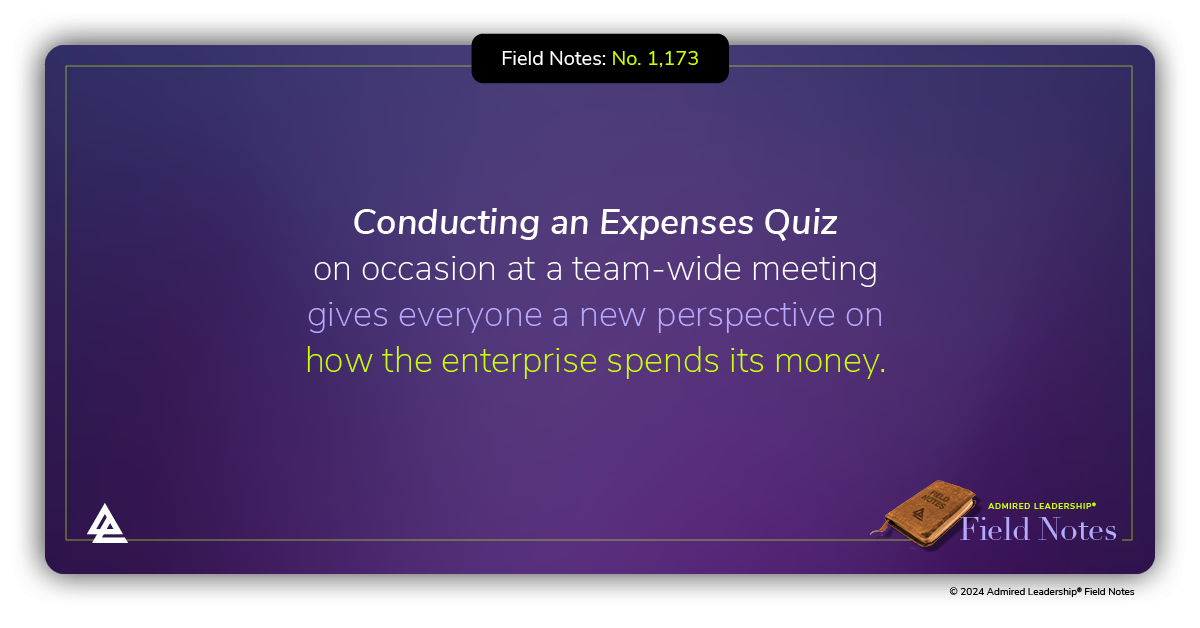 Take The Expenses Quiz