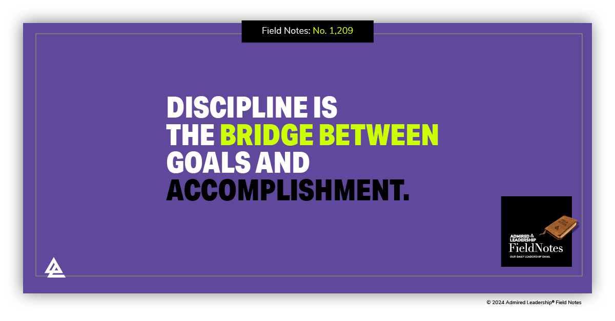 A Great Attitude Without the Discipline to Excel