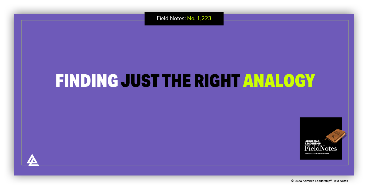 Finding Just the Right Analogy