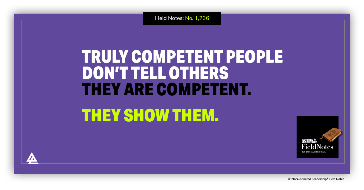 The Paradox of Telling People You’re Competent