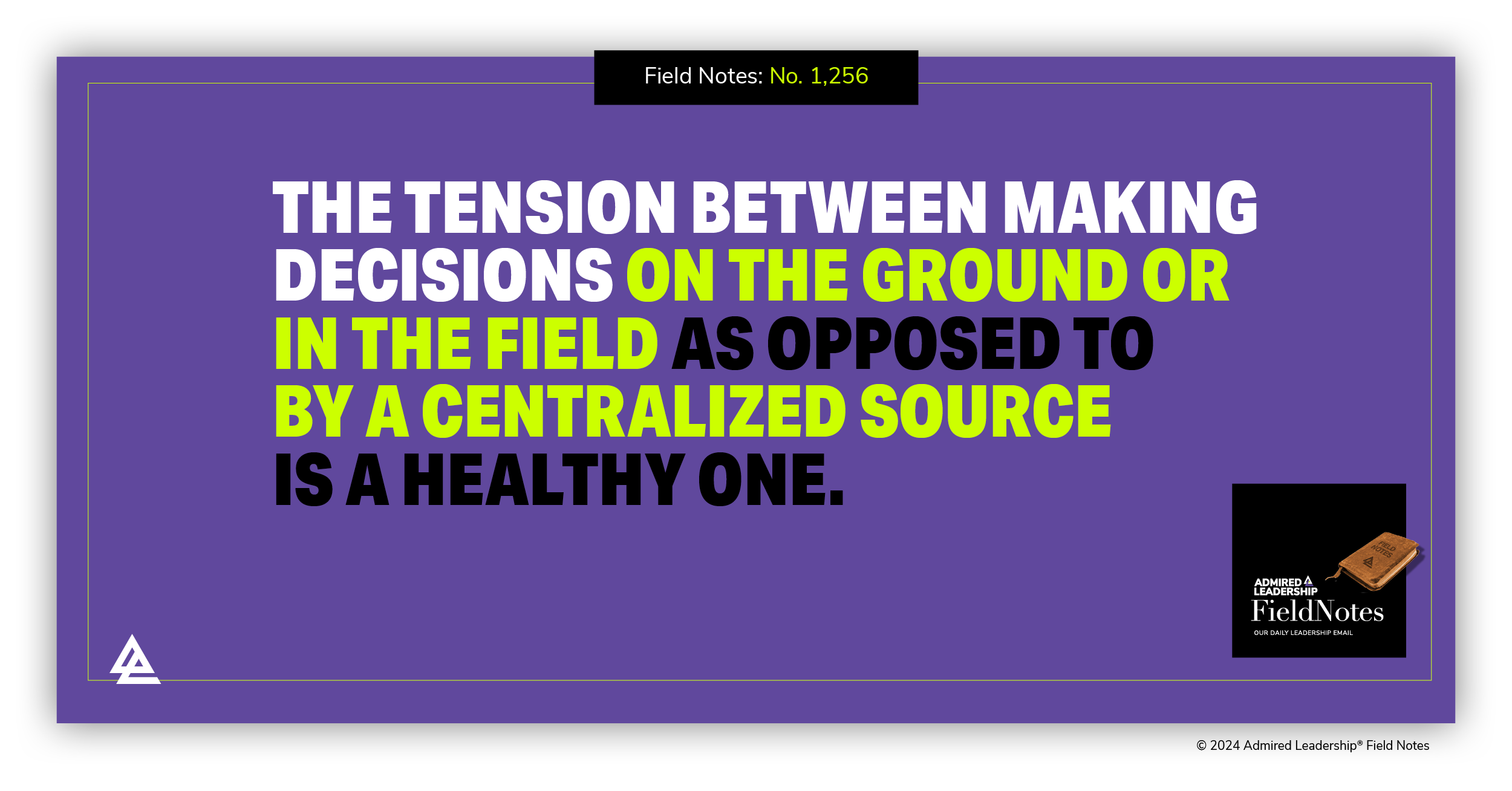 The Friction Between Centralized and Decentralized Decision-Making