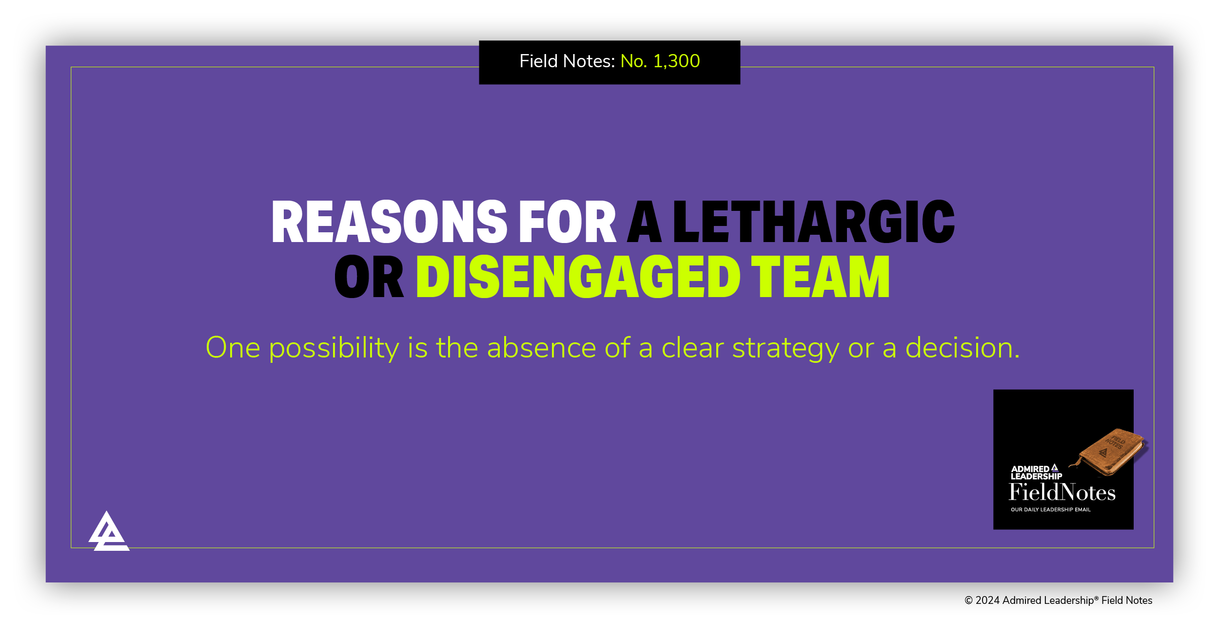 The Signs a Team is Waiting for a Decision or Strategy