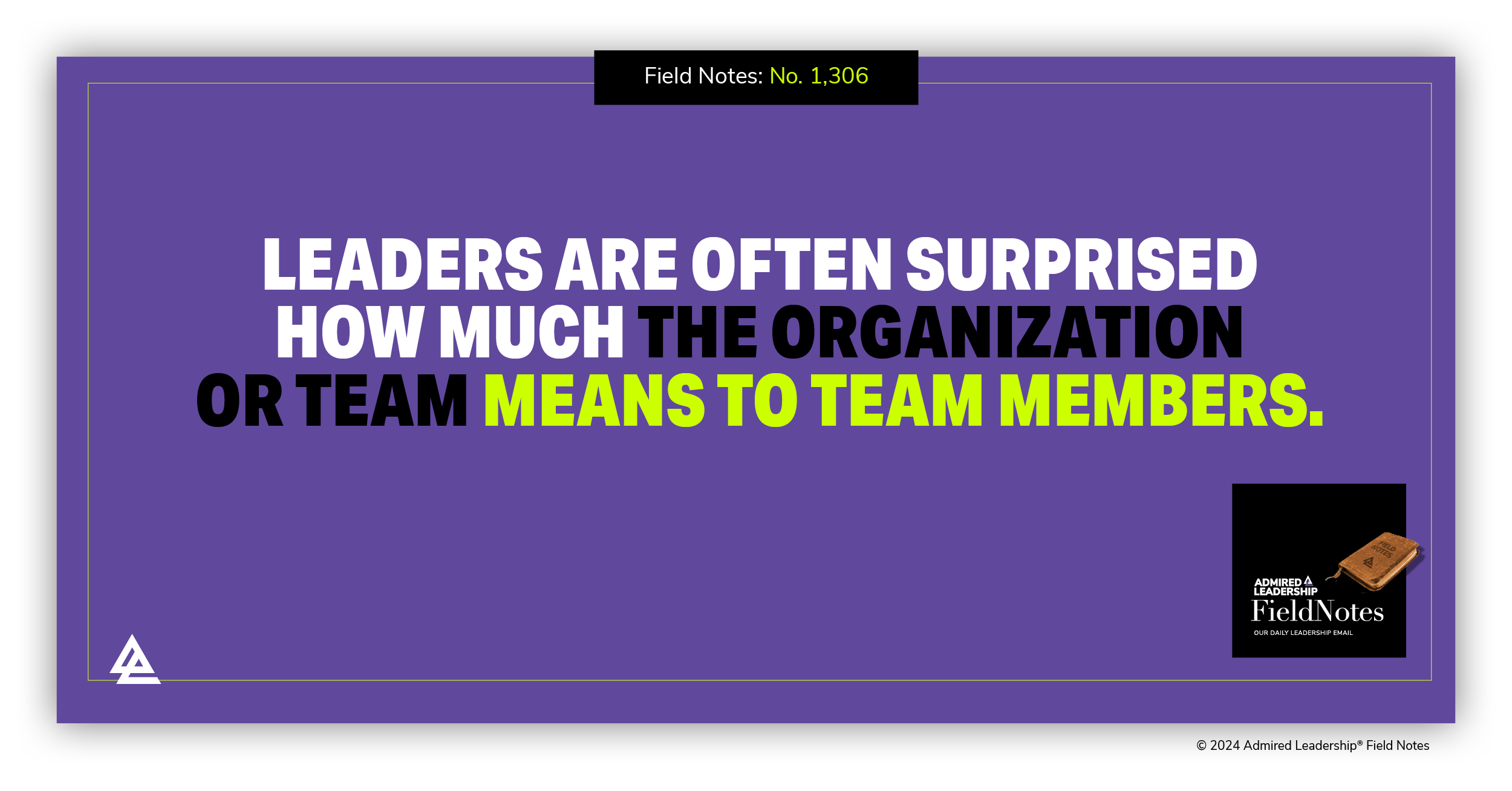 Asking Team Members to Express What the Organization Means to Them