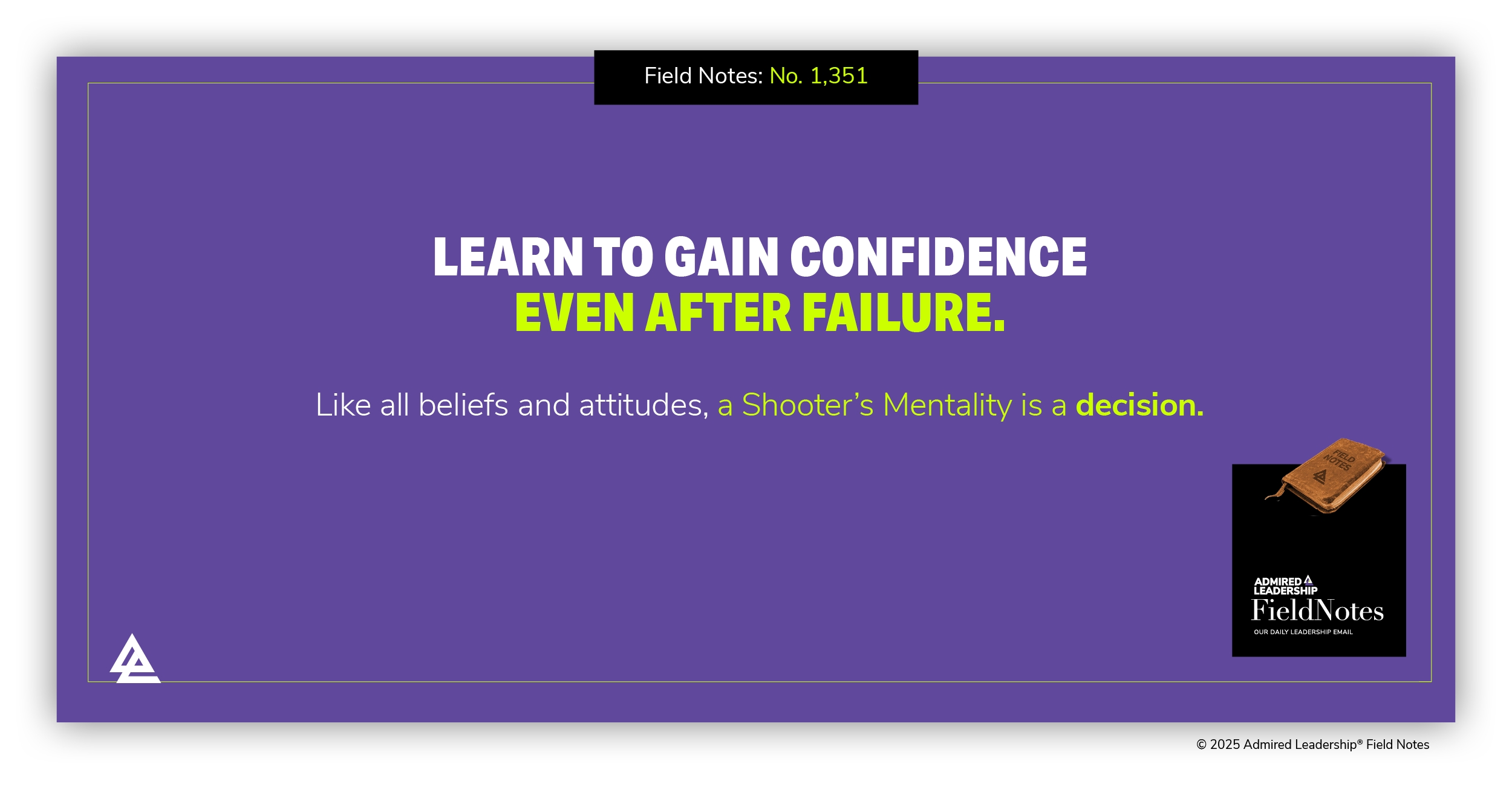 Developing a Shooter’s Mentality
