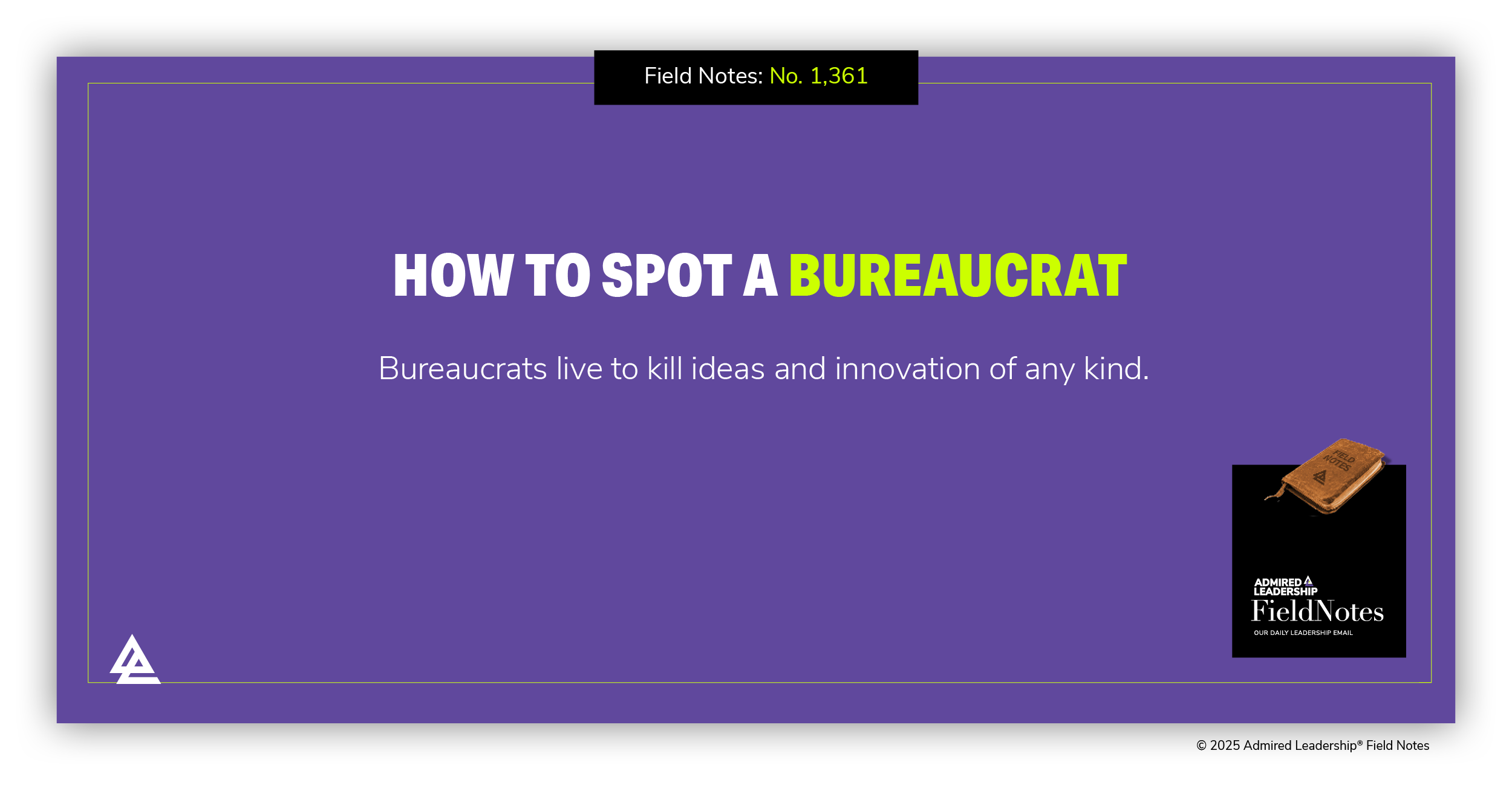 How to Spot a Bureaucrat