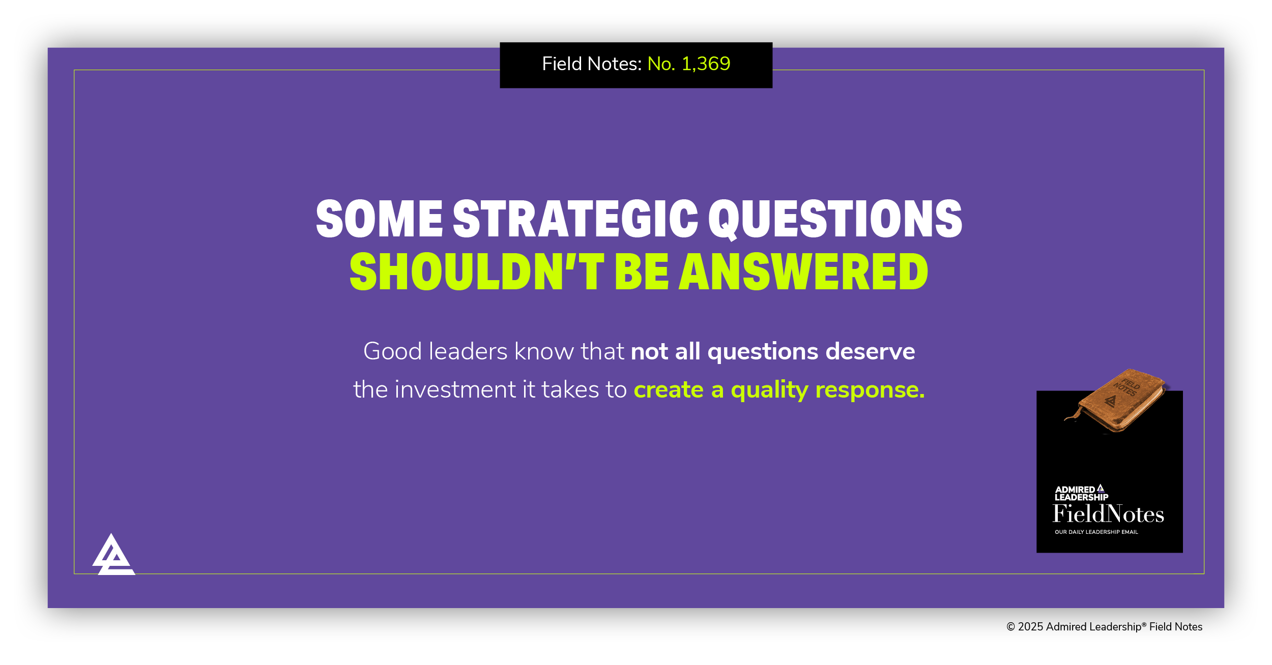 Some Strategic Questions Shouldn’t Be Answered