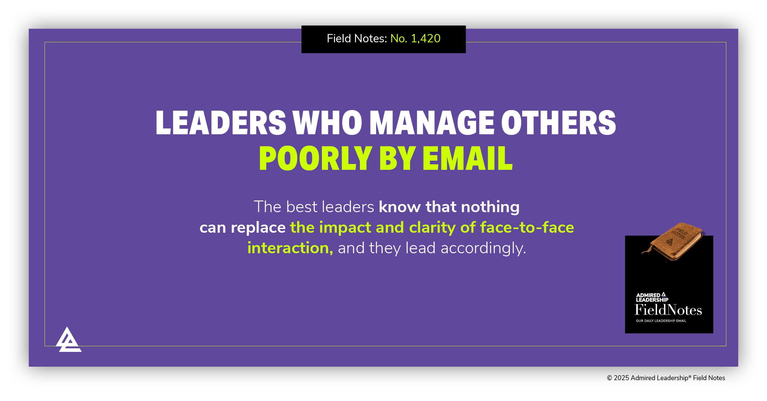 Leaders Who Manage Others Poorly by Email