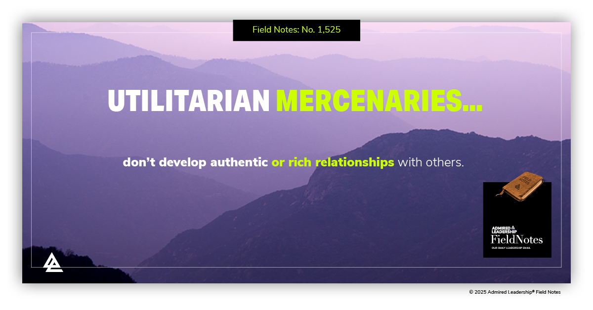 Utilitarianism in Professional Relationships