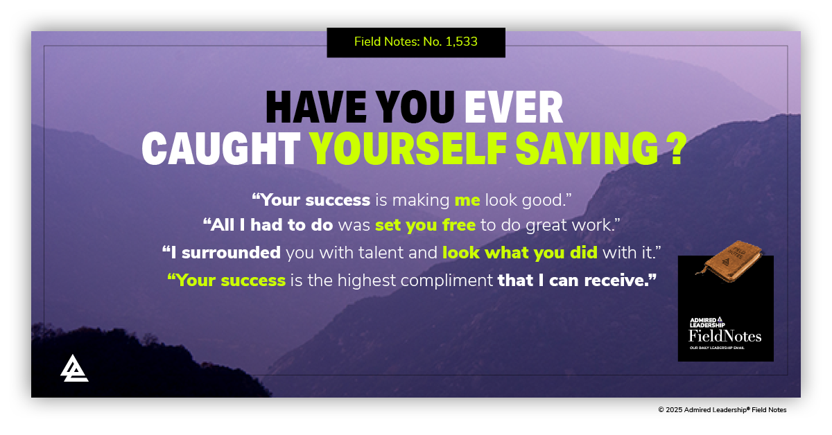 Be Careful Not to Celebrate Yourself When Celebrating Others