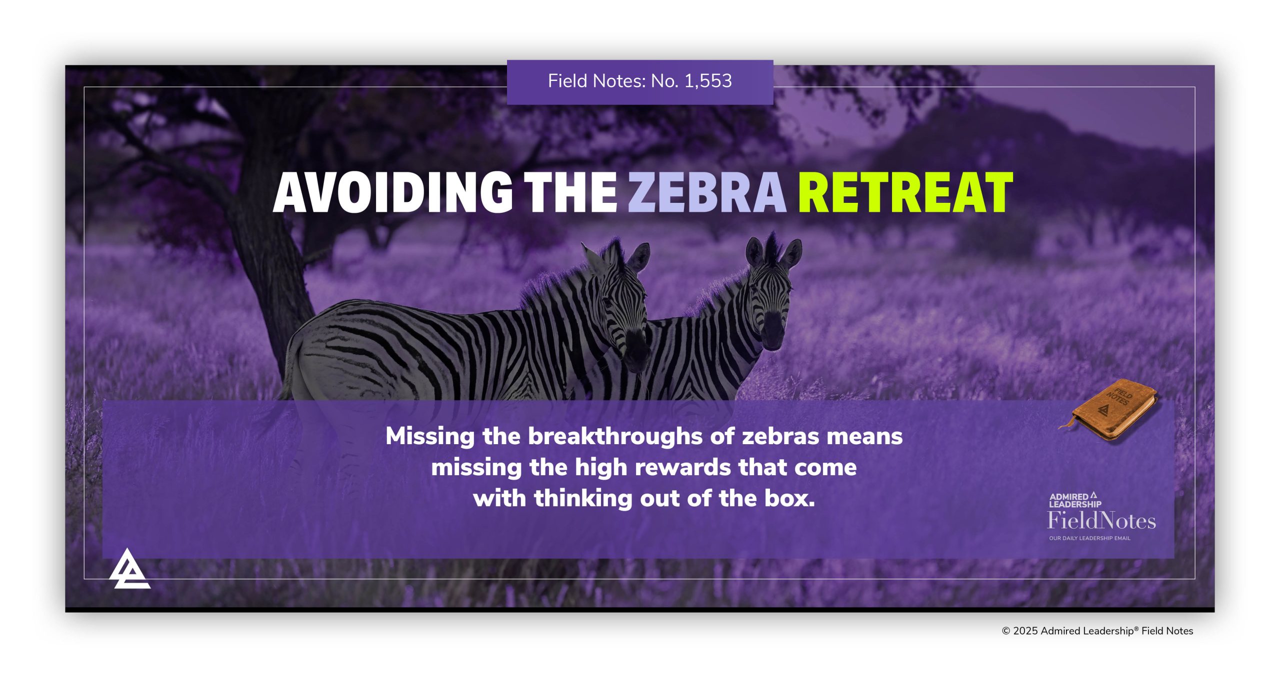Avoiding the Zebra Retreat
