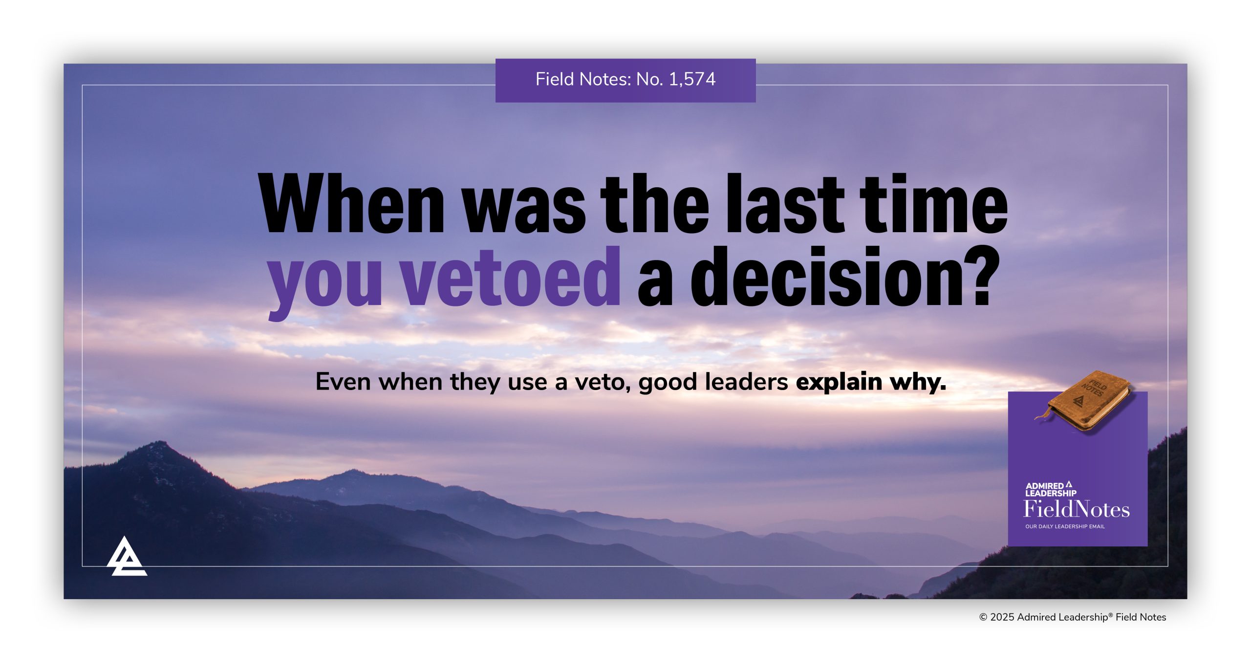 Leaders Who Veto Decisions