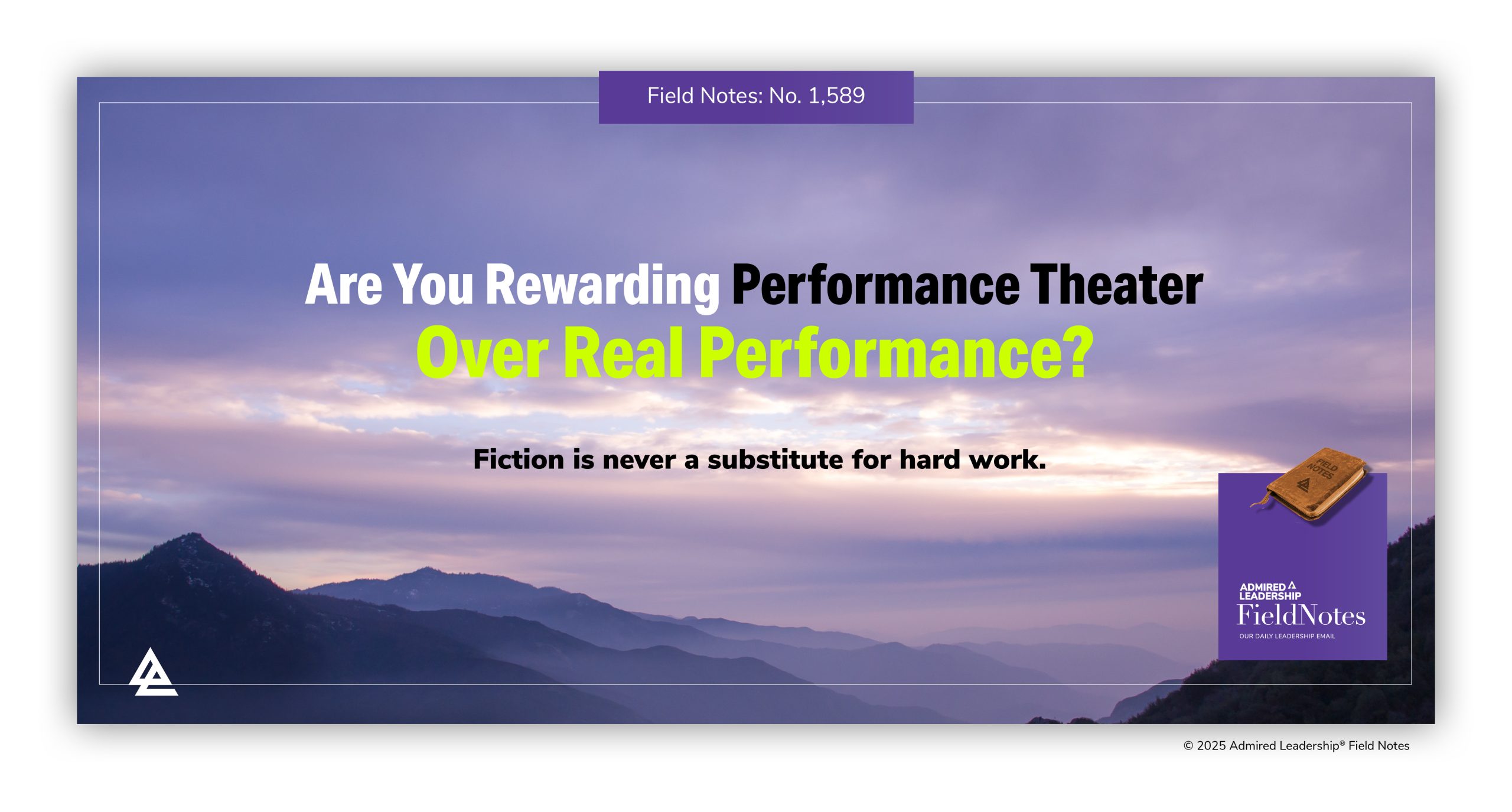 Are You Rewarding Performance Theater Over Real Performance?