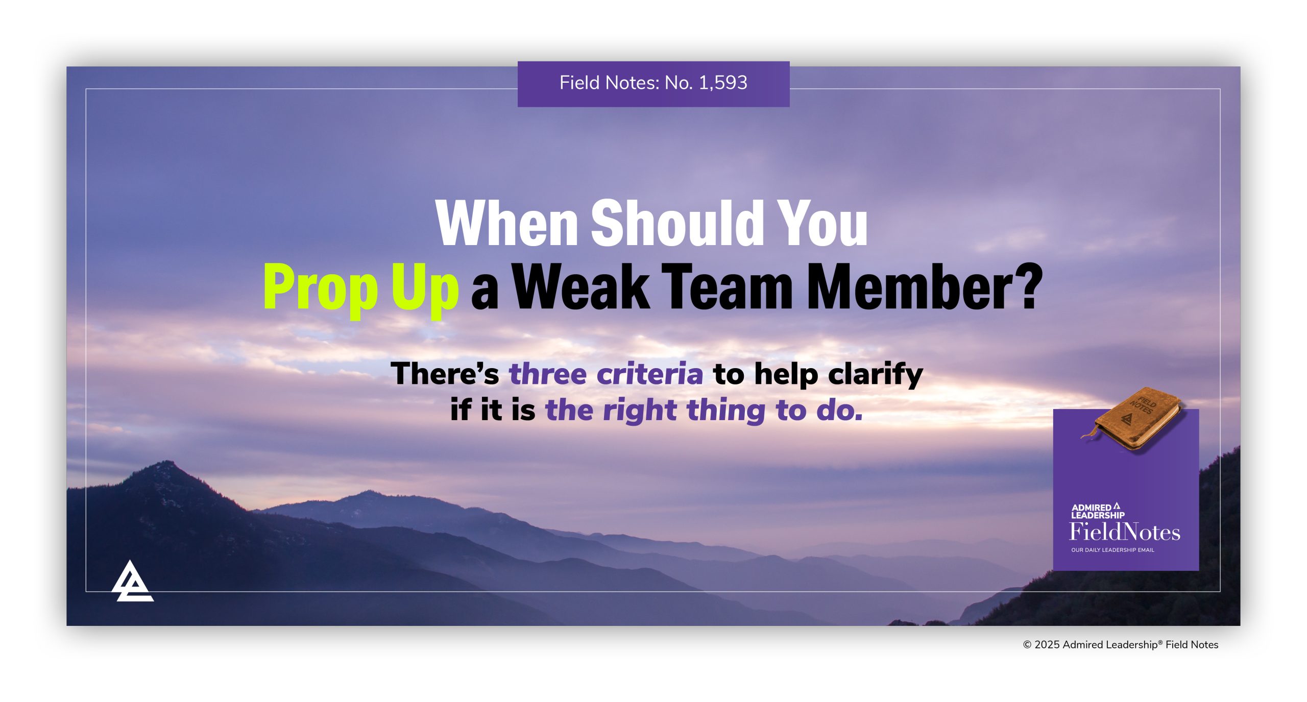 When Should You Prop Up a Weak Team Member?