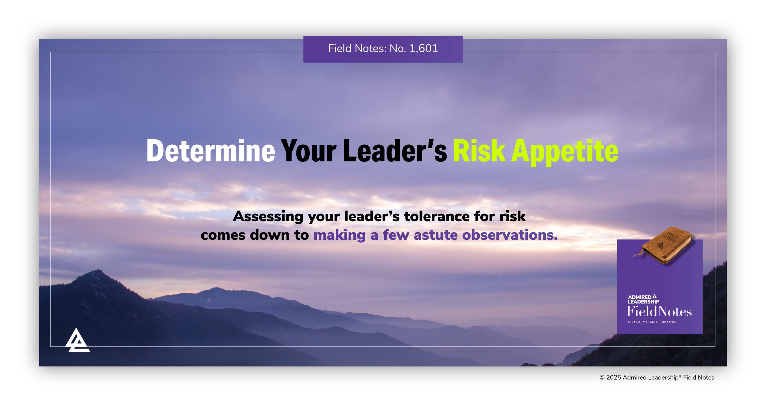 How to Determine Your Leader’s Risk Appetite