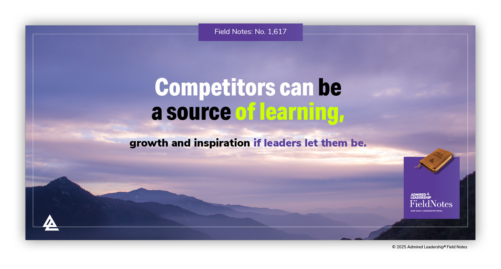 Learning From the Competition Can Make You Better