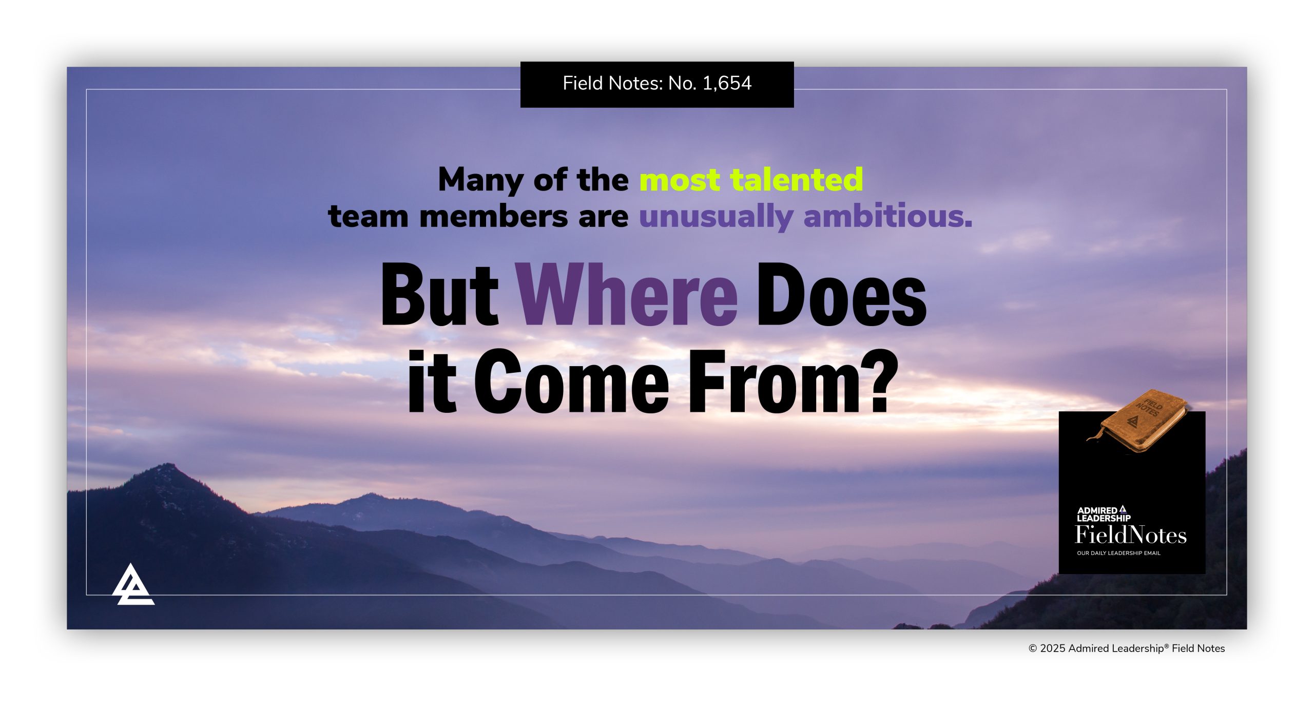 Why People With Great Talent Are Commonly Ambitious